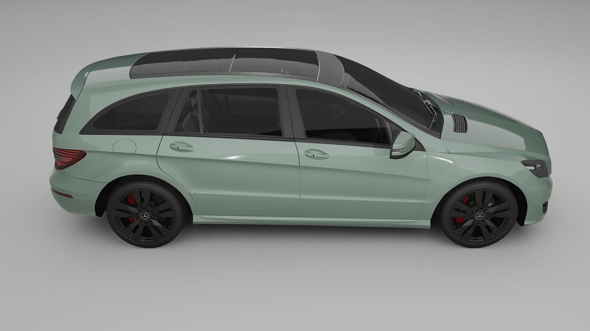 Mercedes R class W251 facelift LCI TPU Lakbeschermingsfolie | CINDER Kleurveranderende PPF – Volledig Voorgesneden Kit