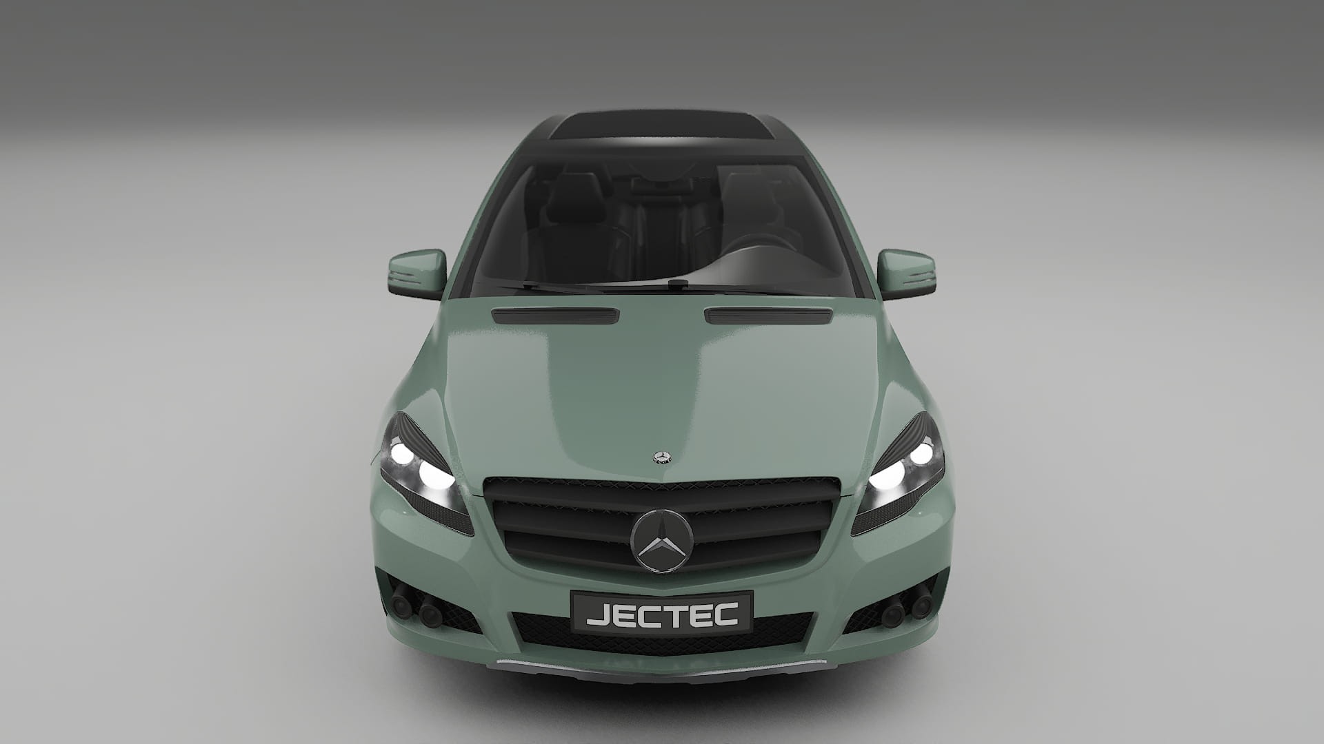 Mercedes R class W251 facelift LCI TPU Lakbeschermingsfolie | CINDER Kleurveranderende PPF – Volledig Voorgesneden Kit