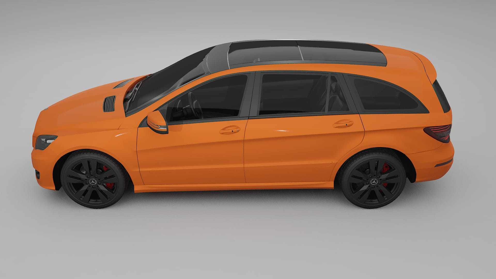 Mercedes R class W251 facelift LCI TPU Lakbeschermingsfolie | ROCKET Kleurveranderende PPF – Volledig Voorgesneden Kit