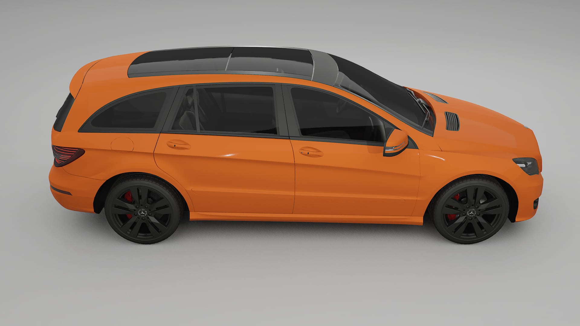 Mercedes R class W251 facelift LCI TPU Lakbeschermingsfolie | ROCKET Kleurveranderende PPF – Volledig Voorgesneden Kit