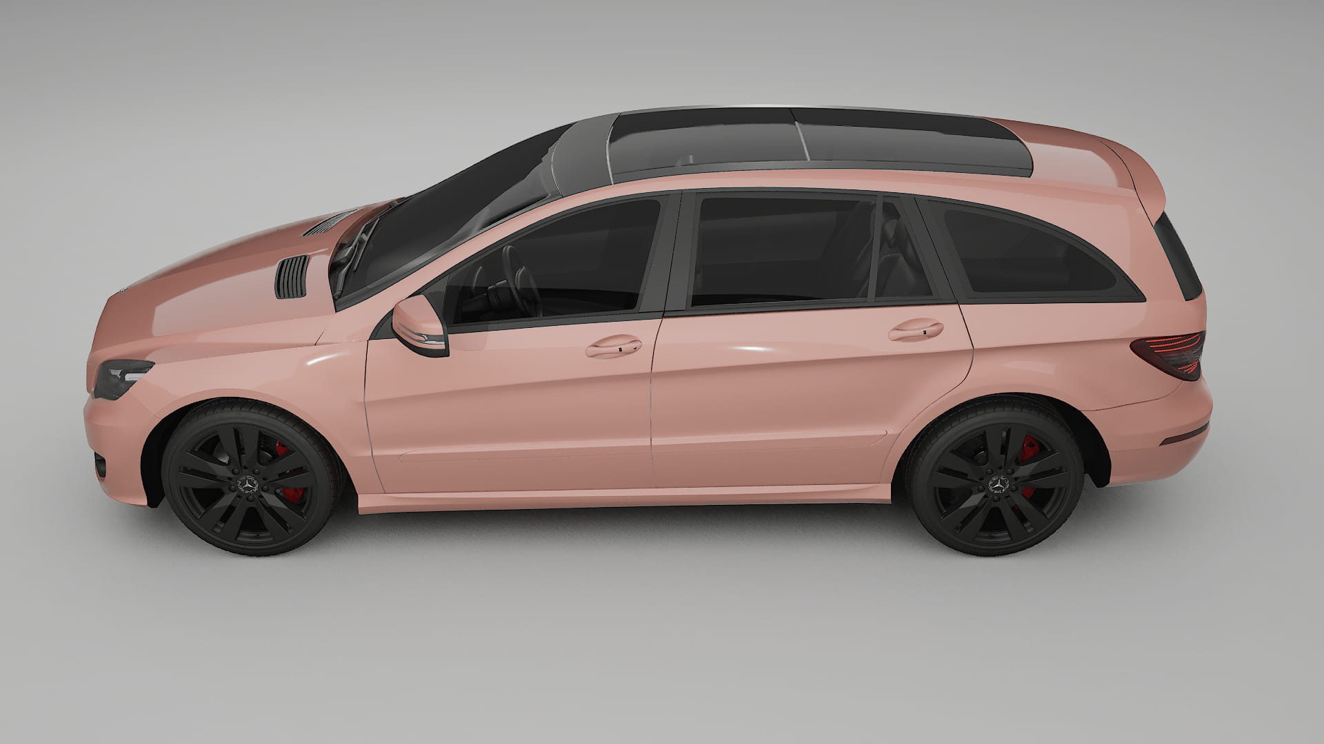 Mercedes R class W251 facelift LCI TPU Lakbeschermingsfolie | BLUSH Kleurveranderende PPF – Volledig Voorgesneden Kit