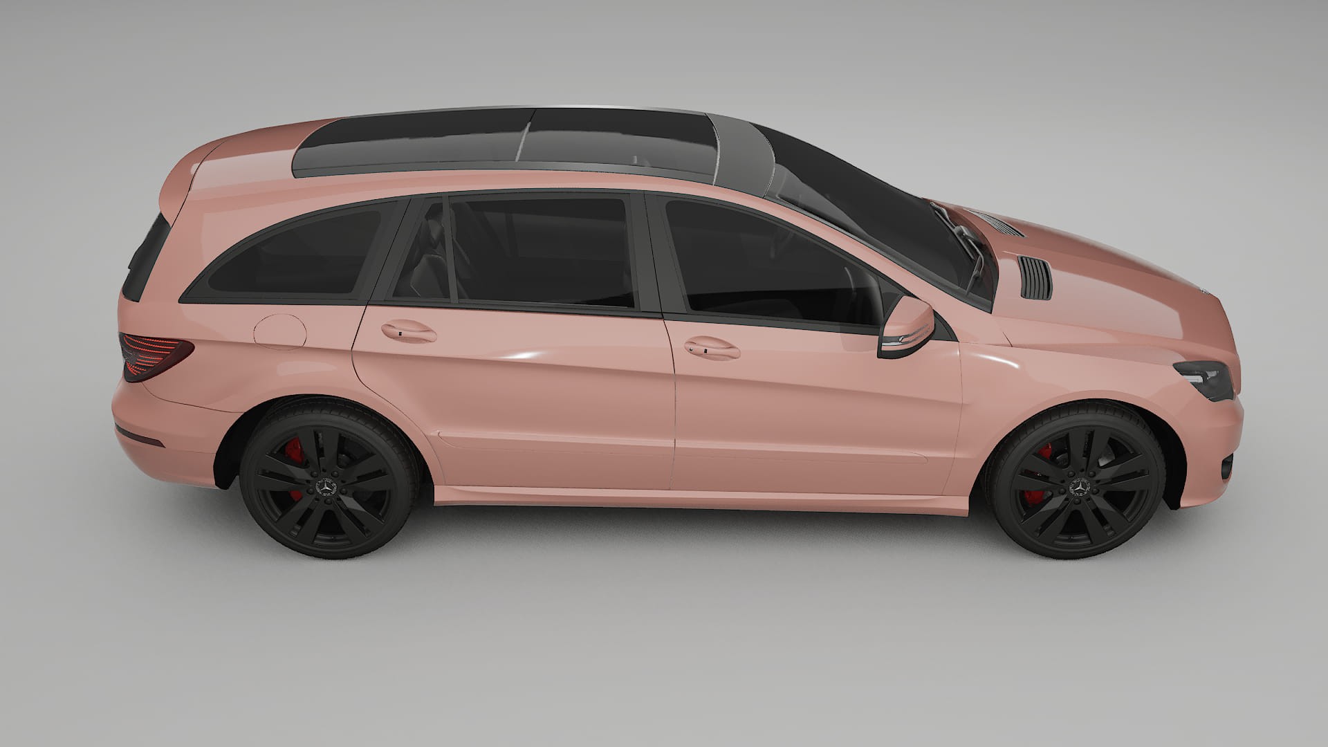 Mercedes R class W251 facelift LCI TPU Lakbeschermingsfolie | BLUSH Kleurveranderende PPF – Volledig Voorgesneden Kit