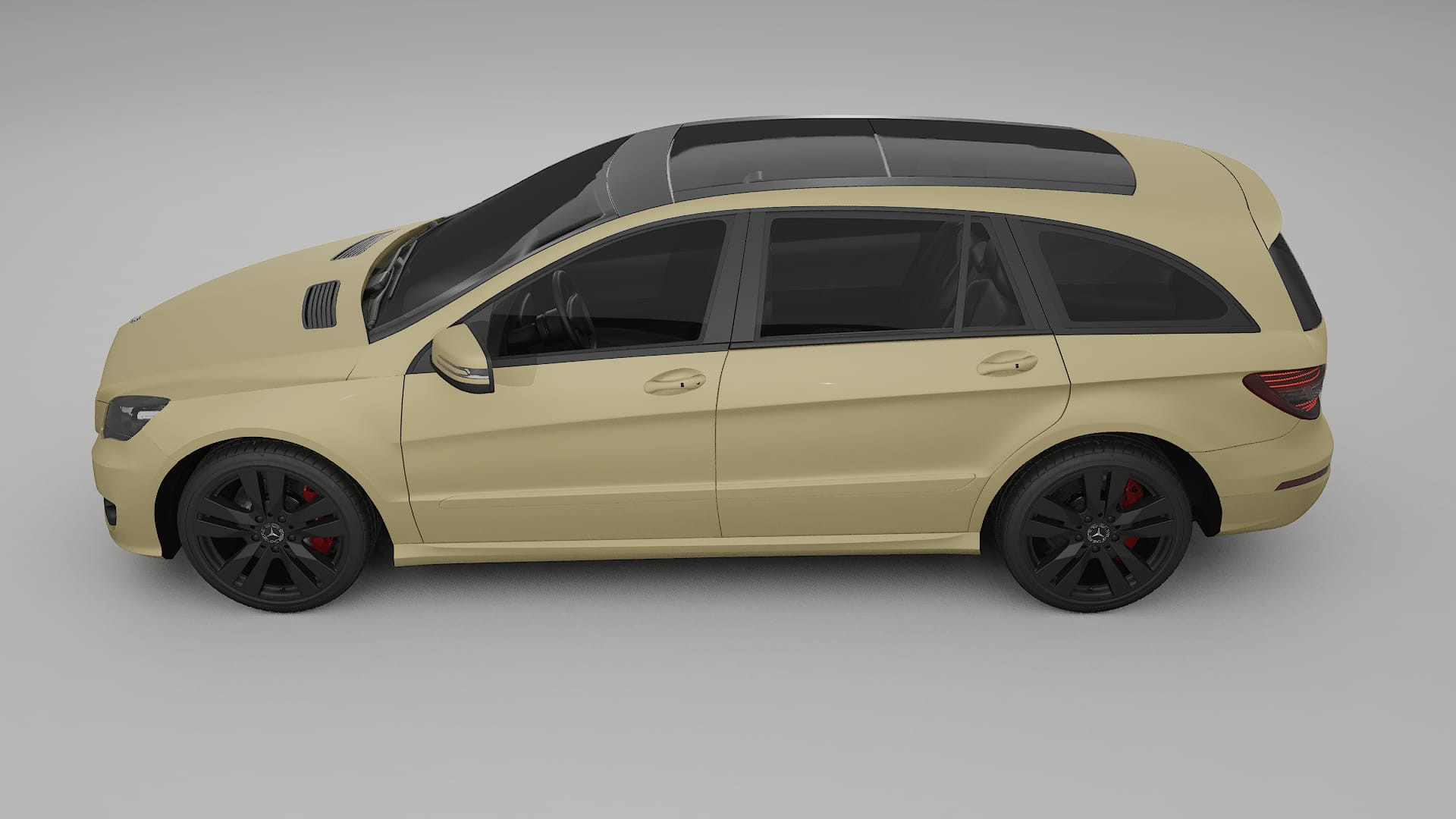 Mercedes R class W251 facelift LCI TPU Lakbeschermingsfolie | SAND Kleurveranderende PPF – Volledig Voorgesneden Kit