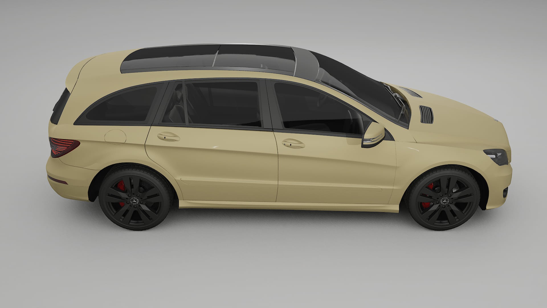 Mercedes R class W251 facelift LCI TPU Lakbeschermingsfolie | SAND Kleurveranderende PPF – Volledig Voorgesneden Kit