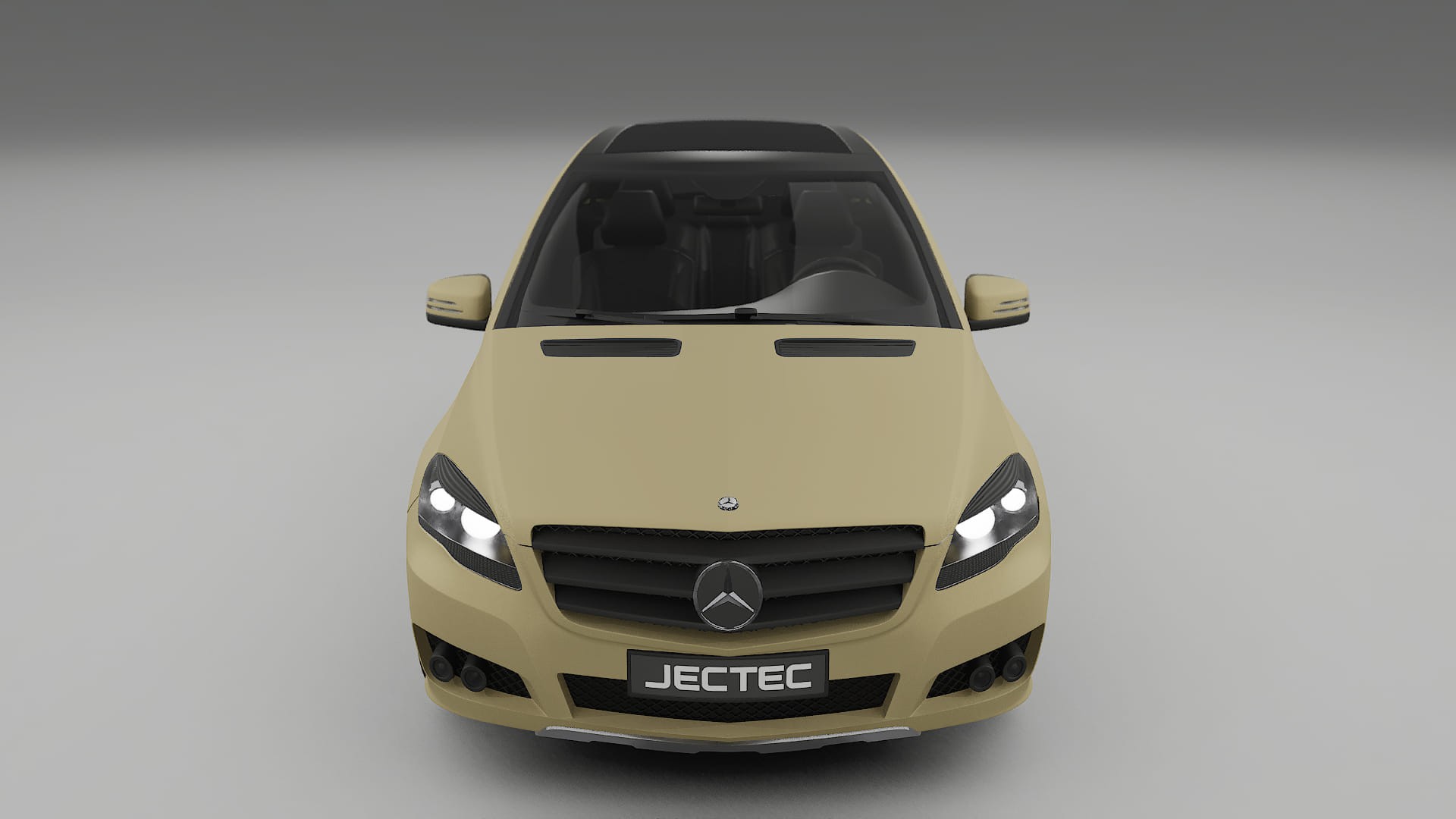 Mercedes R class W251 facelift LCI TPU Lakbeschermingsfolie | SAND Kleurveranderende PPF – Volledig Voorgesneden Kit