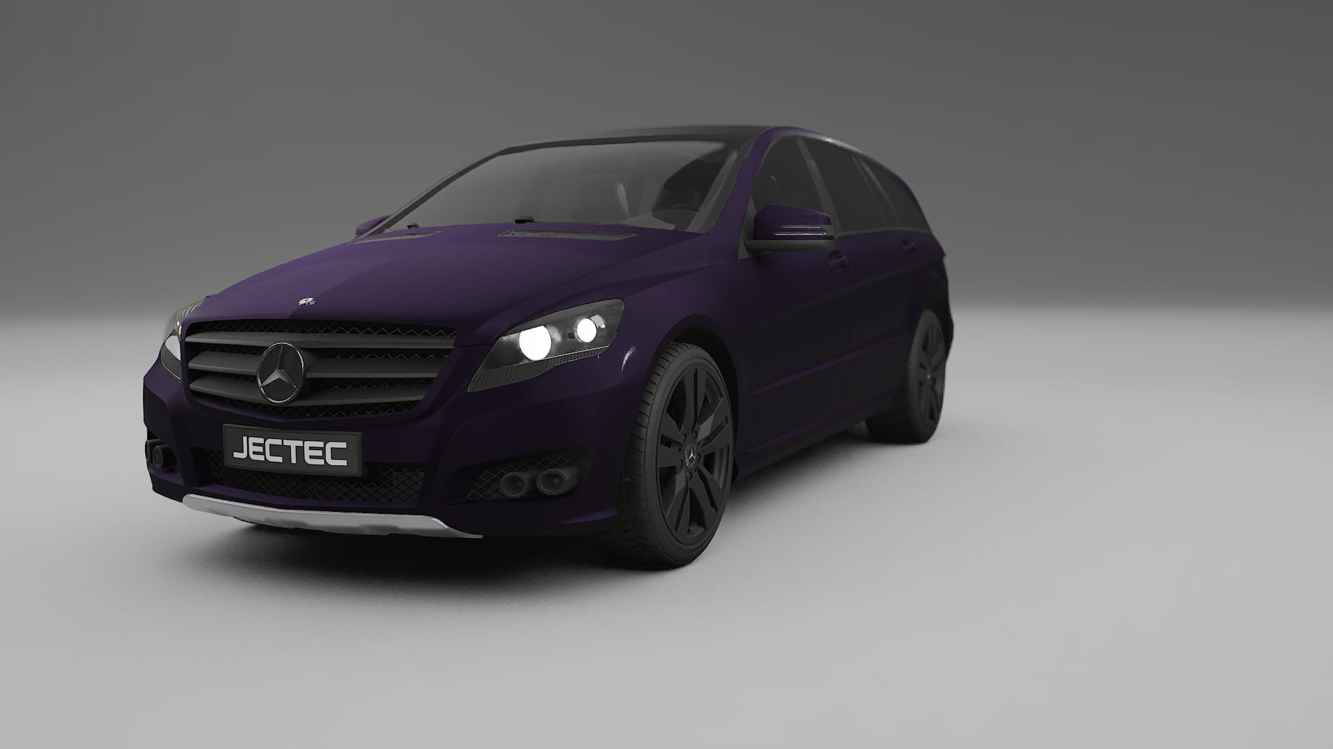 Mercedes R class W251 facelift LCI TPU Lakbeschermingsfolie | VIOLET Kleurveranderende PPF – Volledig Voorgesneden Kit