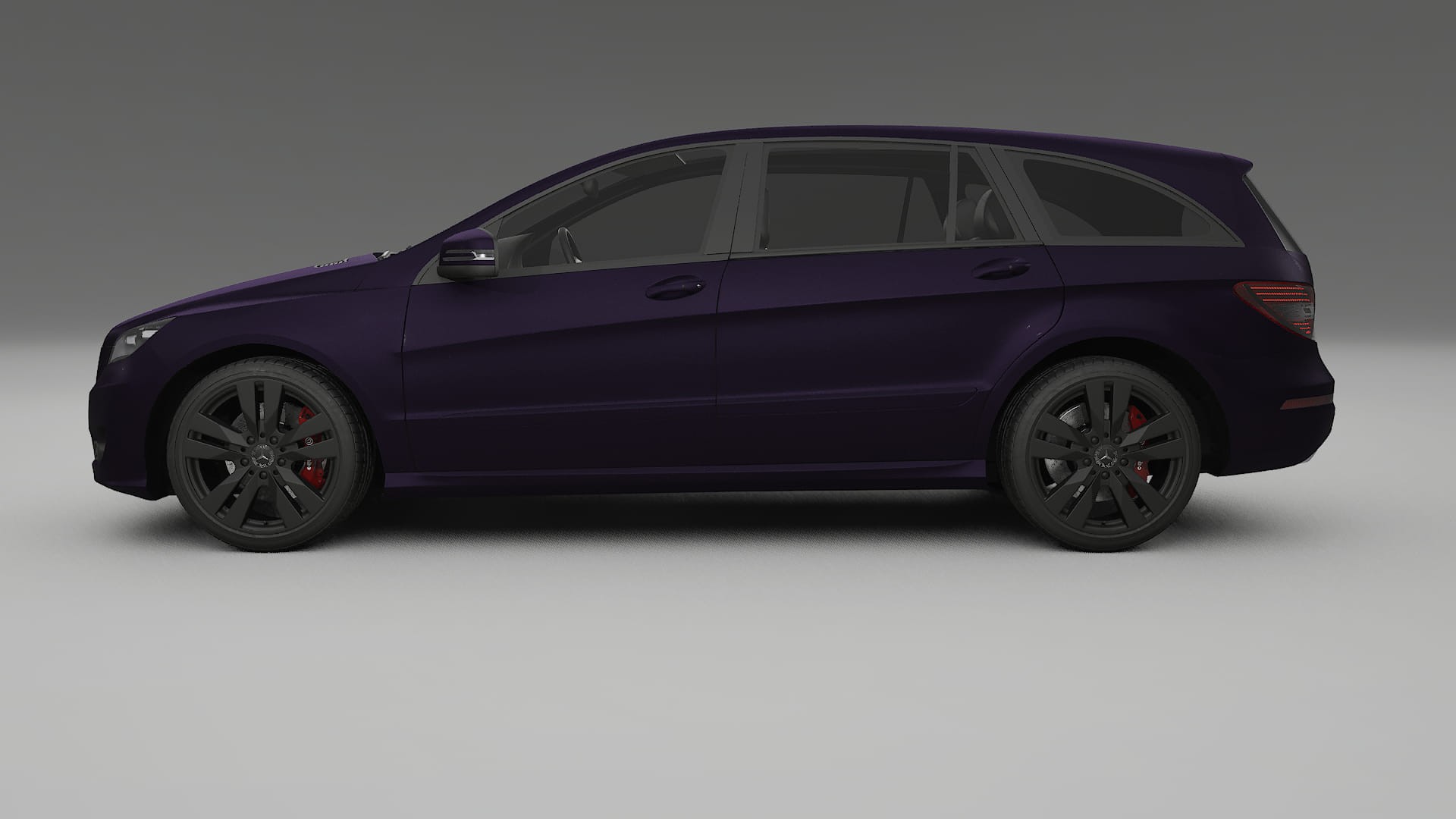 Mercedes R class W251 facelift LCI TPU Lakbeschermingsfolie | VIOLET Kleurveranderende PPF – Volledig Voorgesneden Kit