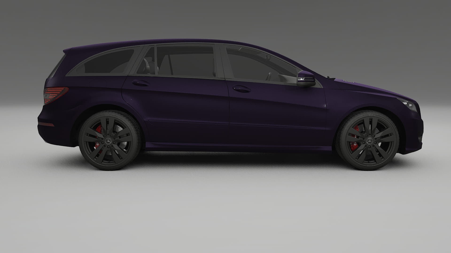 Mercedes R class W251 facelift LCI TPU Lakbeschermingsfolie | VIOLET Kleurveranderende PPF – Volledig Voorgesneden Kit