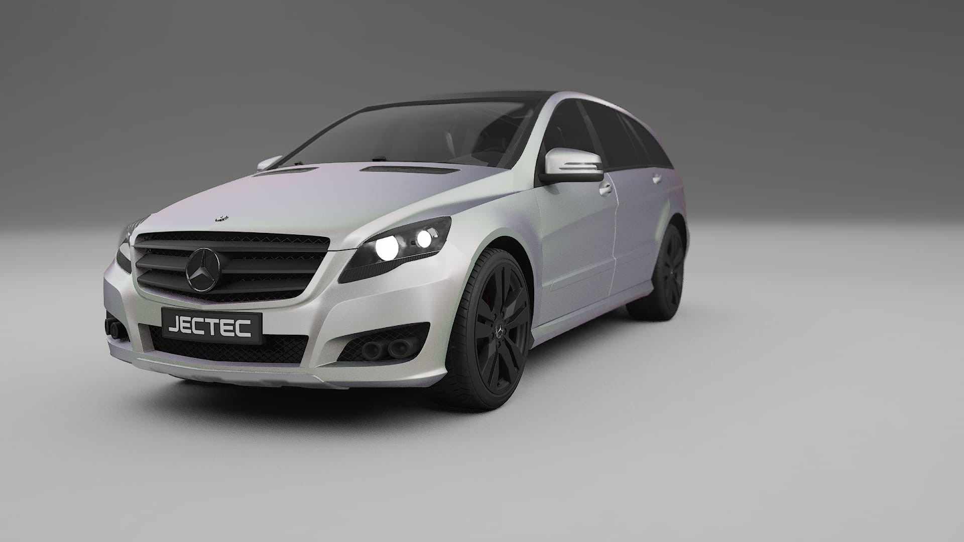 Mercedes R class W251 facelift LCI TPU Lakbeschermingsfolie | NEBULA Kleurveranderende PPF – Volledig Voorgesneden Kit