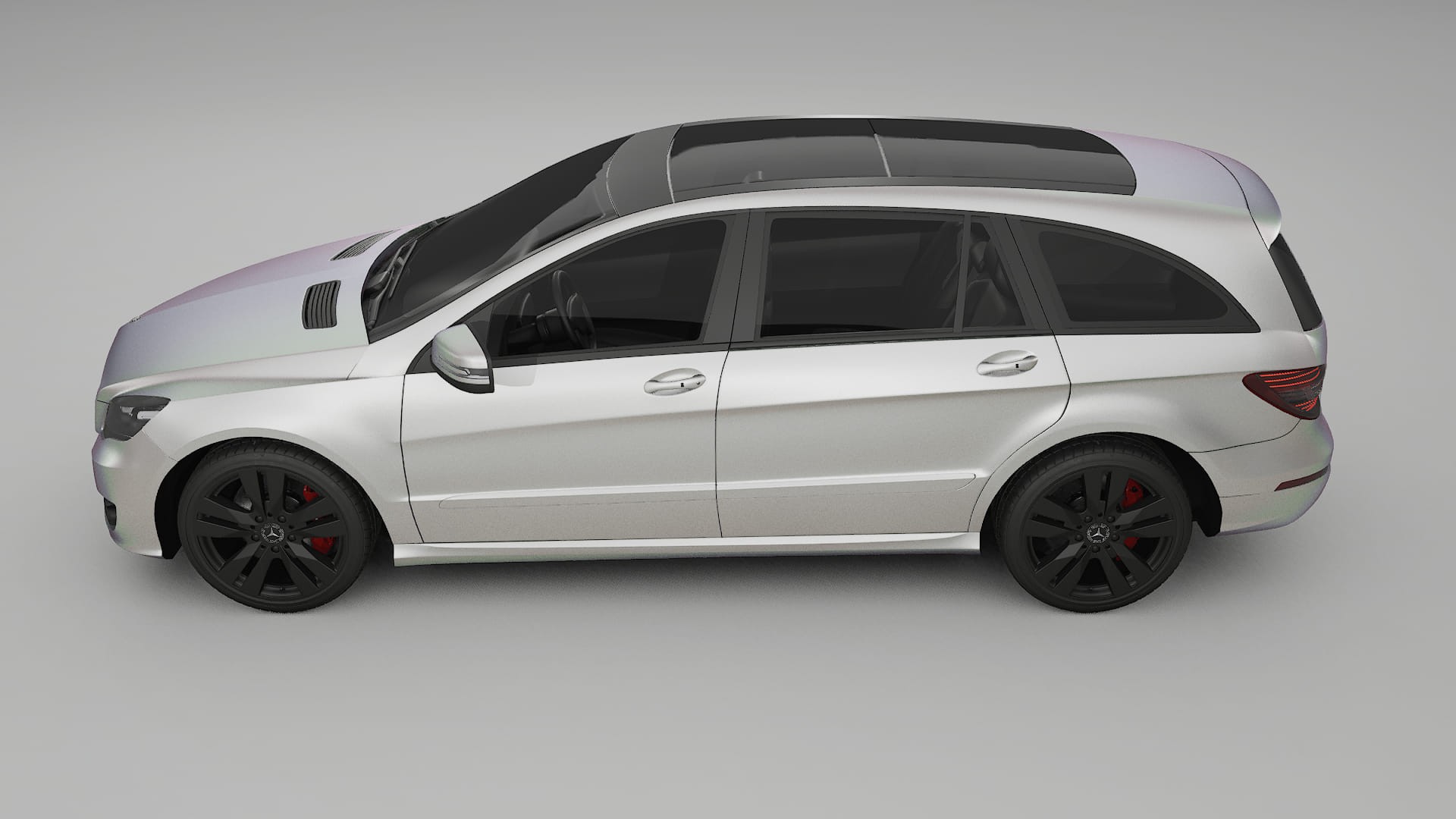 Mercedes R class W251 facelift LCI TPU Lakbeschermingsfolie | NEBULA Kleurveranderende PPF – Volledig Voorgesneden Kit