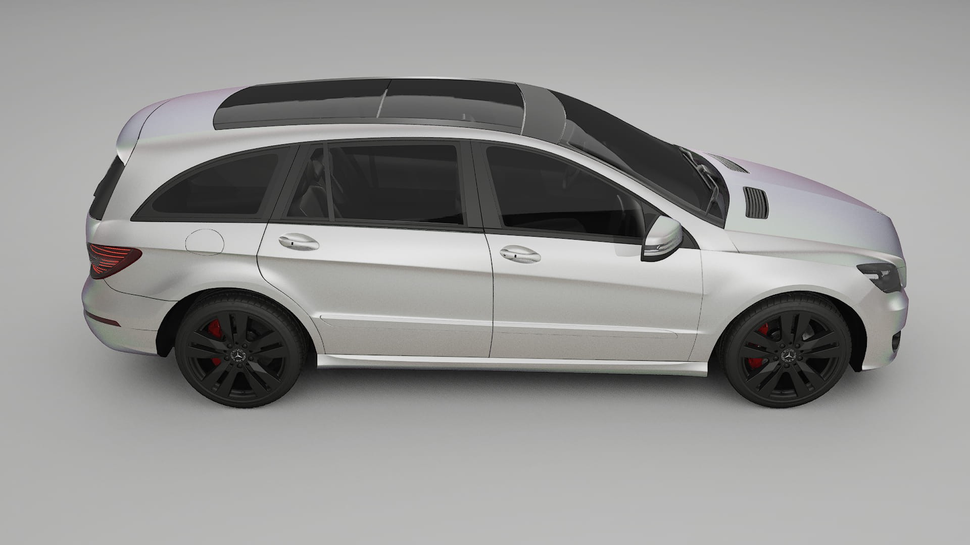 Mercedes R class W251 facelift LCI TPU Lakbeschermingsfolie | NEBULA Kleurveranderende PPF – Volledig Voorgesneden Kit