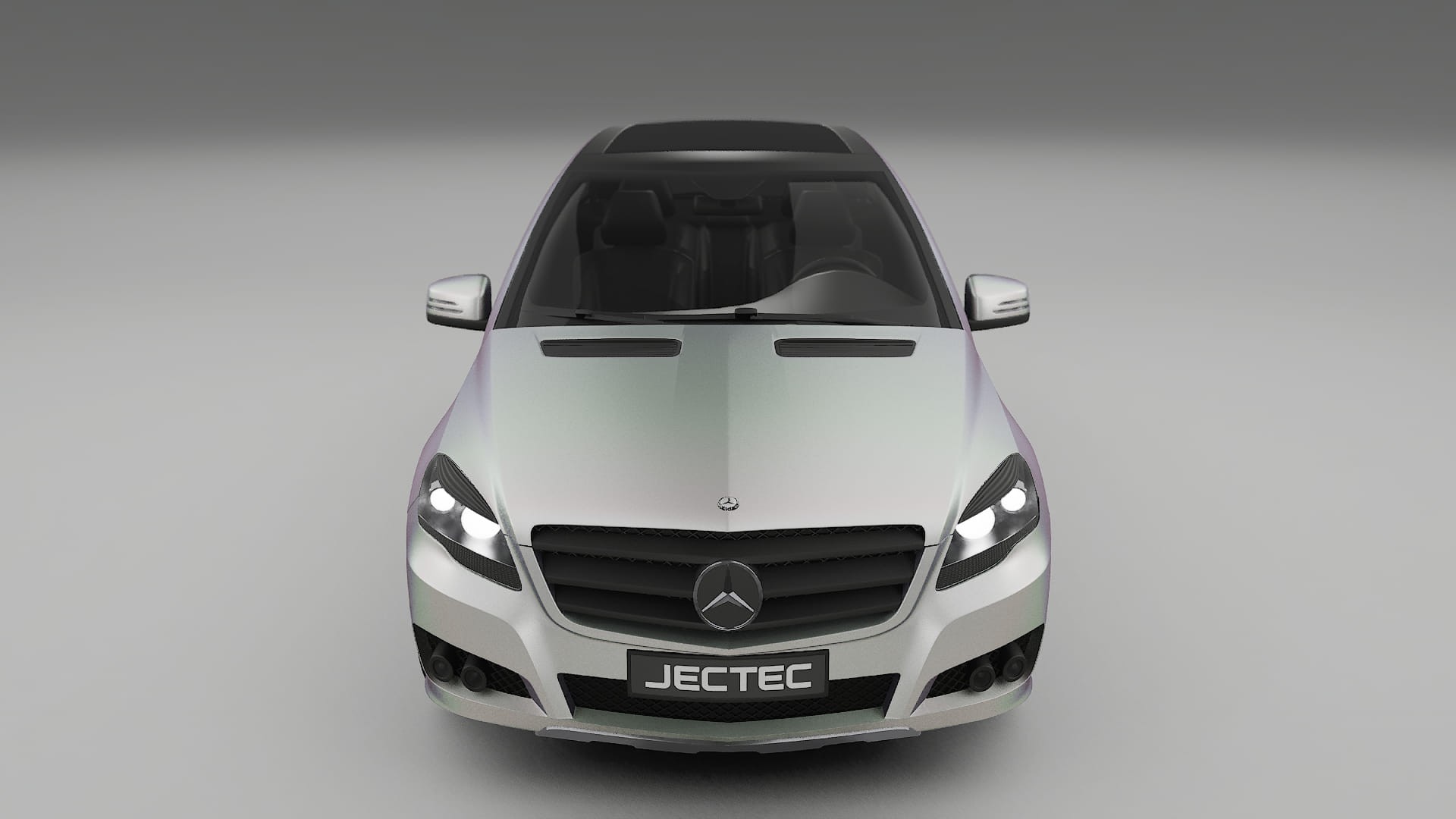 Mercedes R class W251 facelift LCI TPU Lakbeschermingsfolie | NEBULA Kleurveranderende PPF – Volledig Voorgesneden Kit