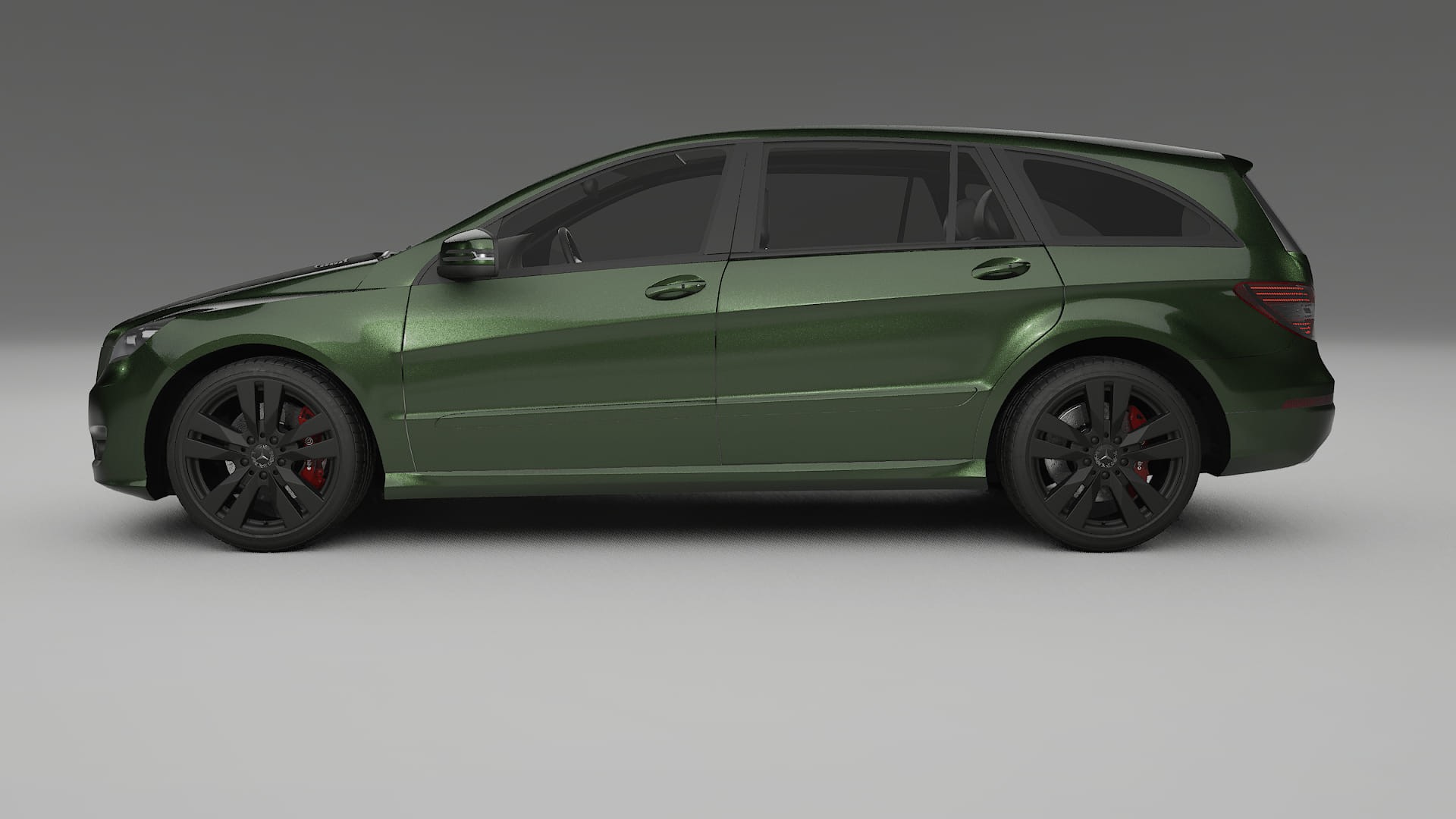 Mercedes R class W251 facelift LCI TPU Lakbeschermingsfolie | LAGOON Kleurveranderende PPF – Volledig Voorgesneden Kit