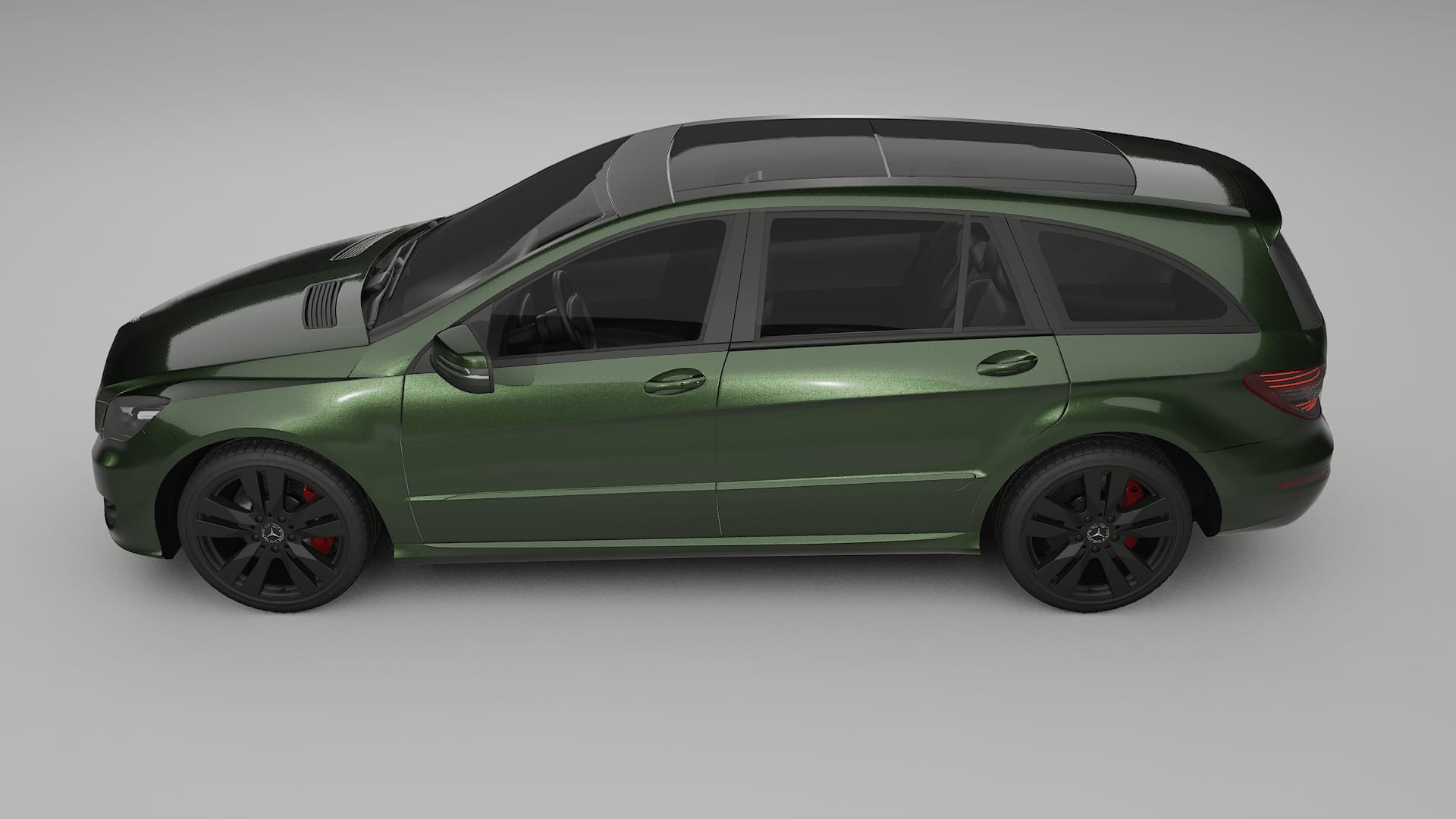 Mercedes R class W251 facelift LCI TPU Lakbeschermingsfolie | LAGOON Kleurveranderende PPF – Volledig Voorgesneden Kit