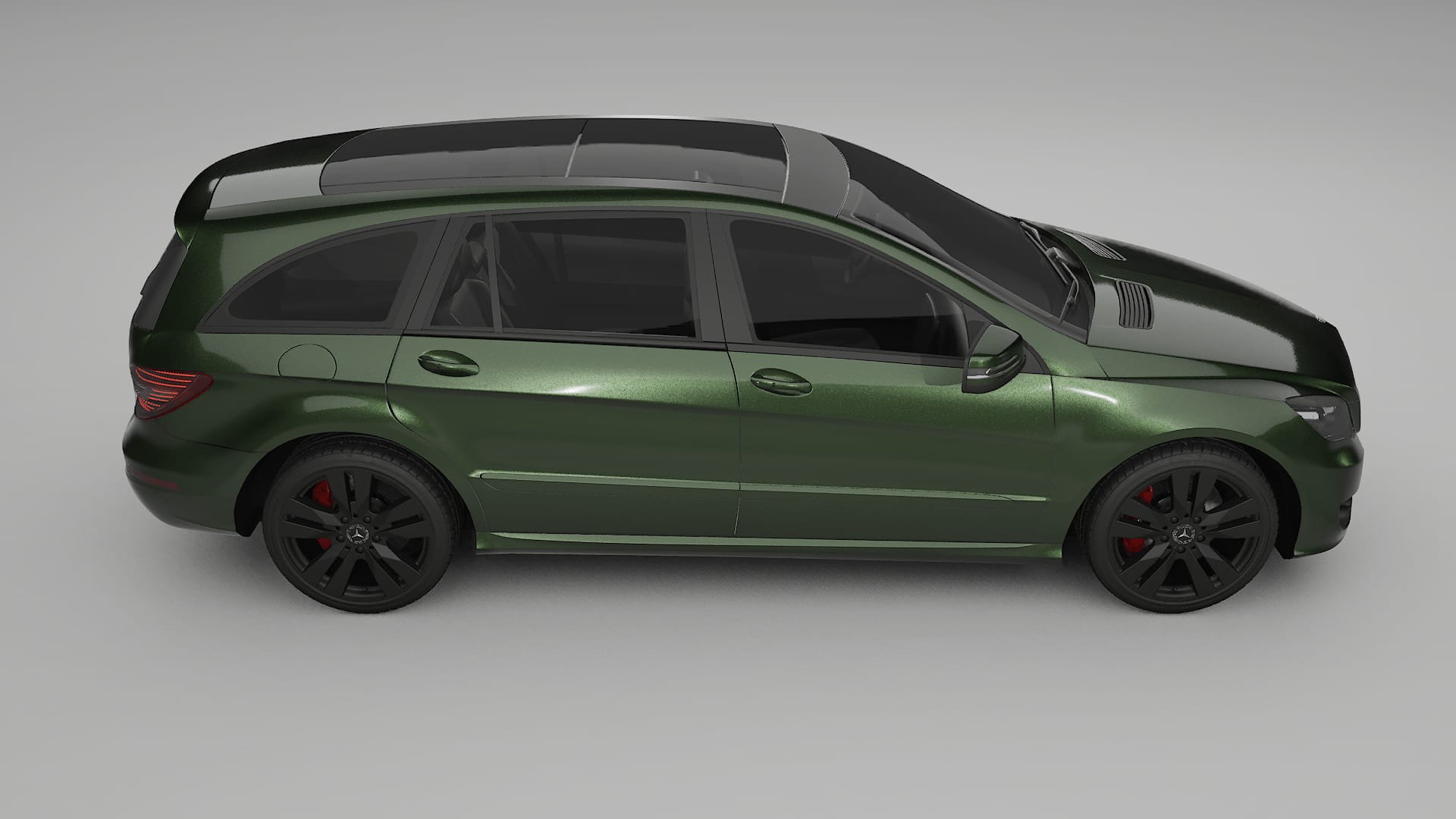 Mercedes R class W251 facelift LCI TPU Lakbeschermingsfolie | LAGOON Kleurveranderende PPF – Volledig Voorgesneden Kit