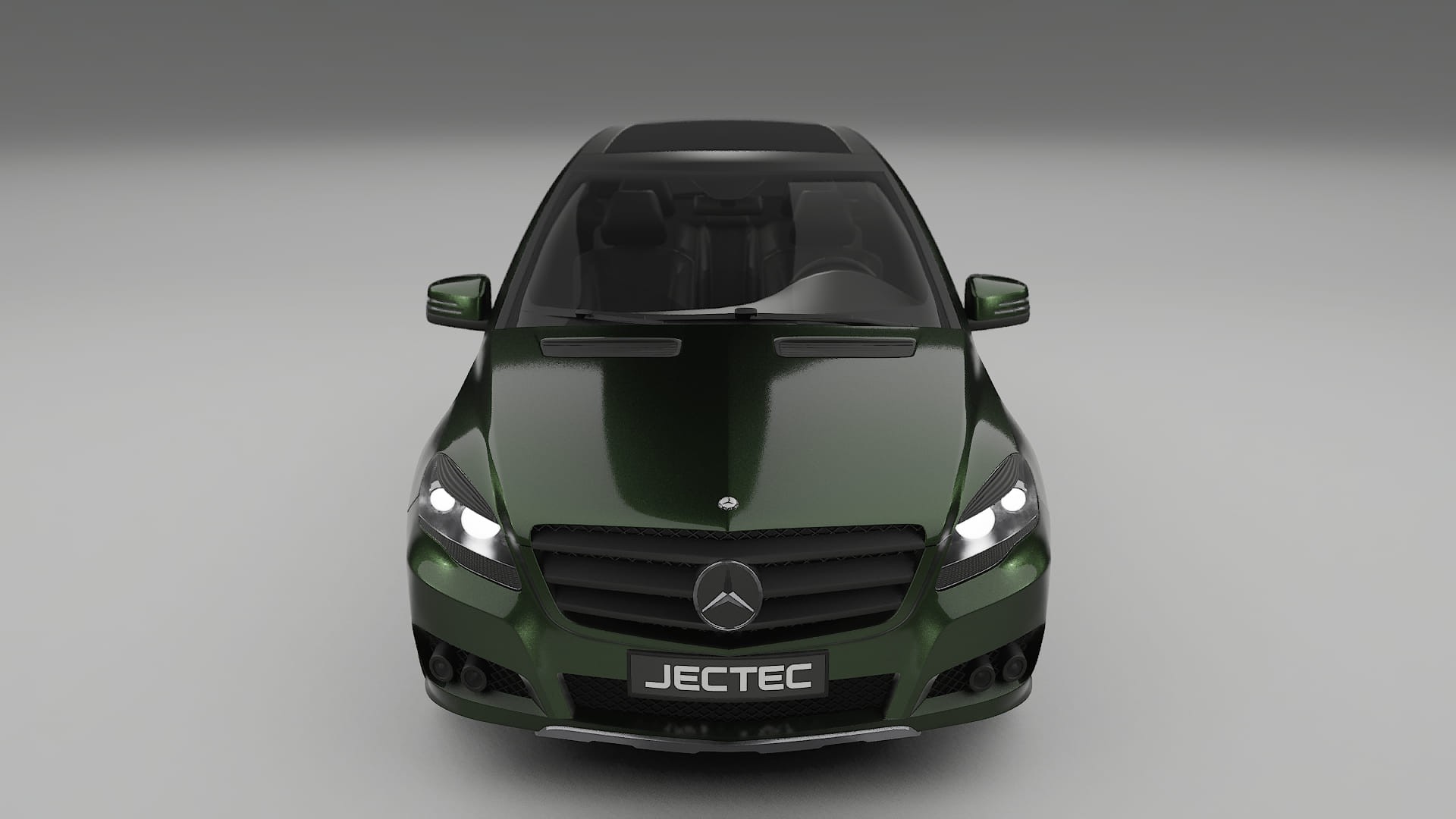 Mercedes R class W251 facelift LCI TPU Lakbeschermingsfolie | LAGOON Kleurveranderende PPF – Volledig Voorgesneden Kit