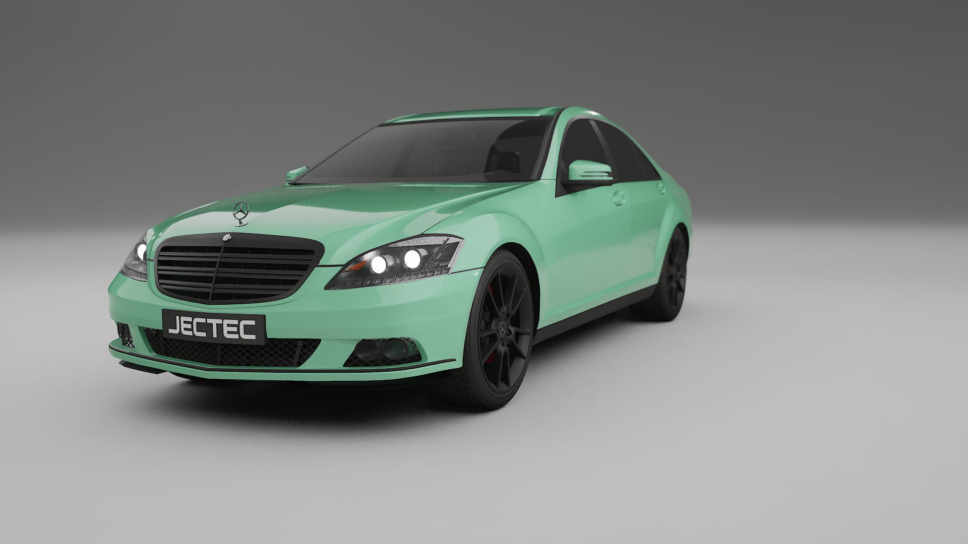 Mercedes S class W221 facelift LCI TPU Lakbeschermingsfolie | DUSTY Kleurveranderende PPF – Volledig Voorgesneden Kit