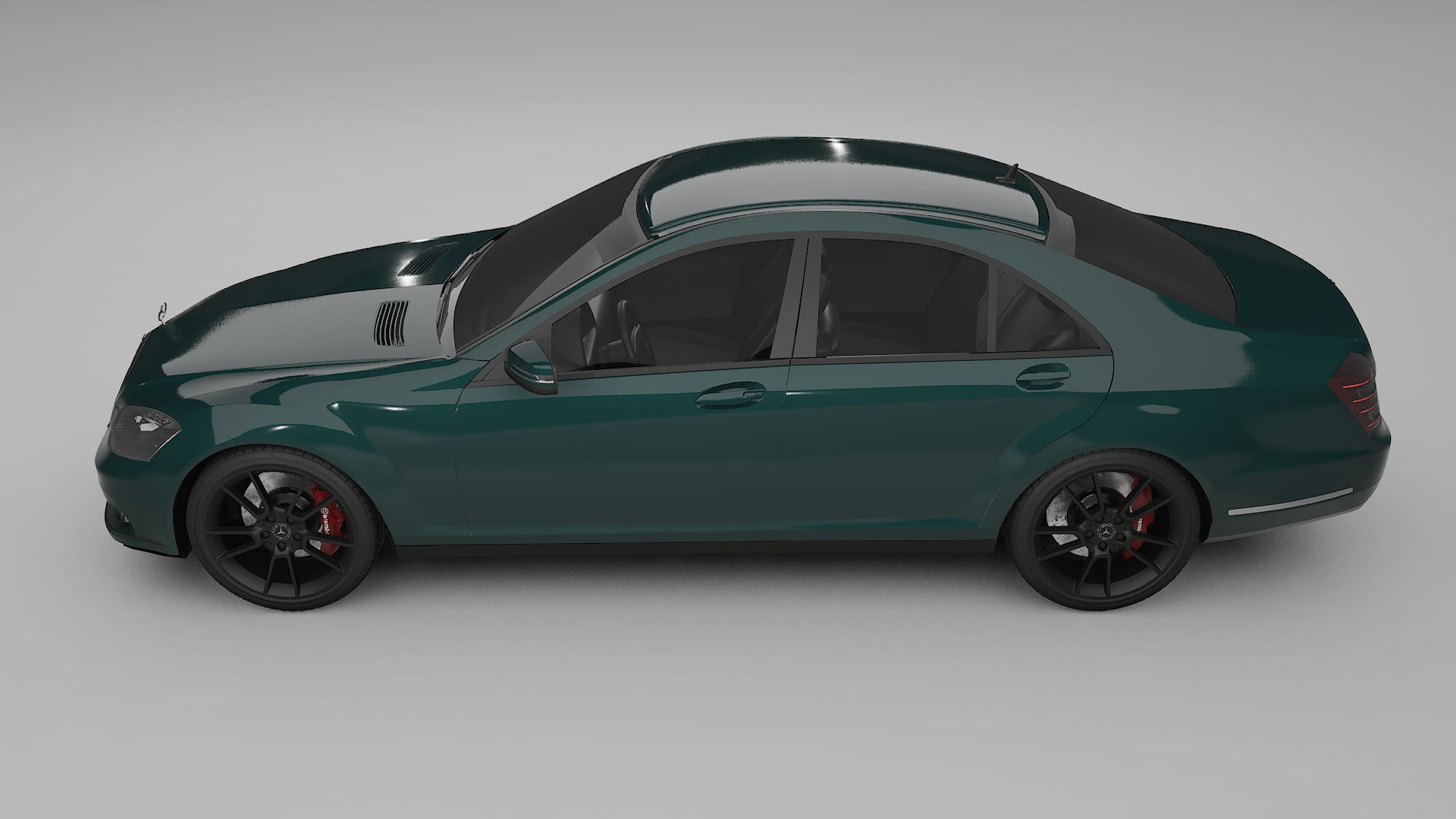 Mercedes S class W221 facelift LCI TPU Lakbeschermingsfolie | INFERNO Kleurveranderende PPF – Volledig Voorgesneden Kit