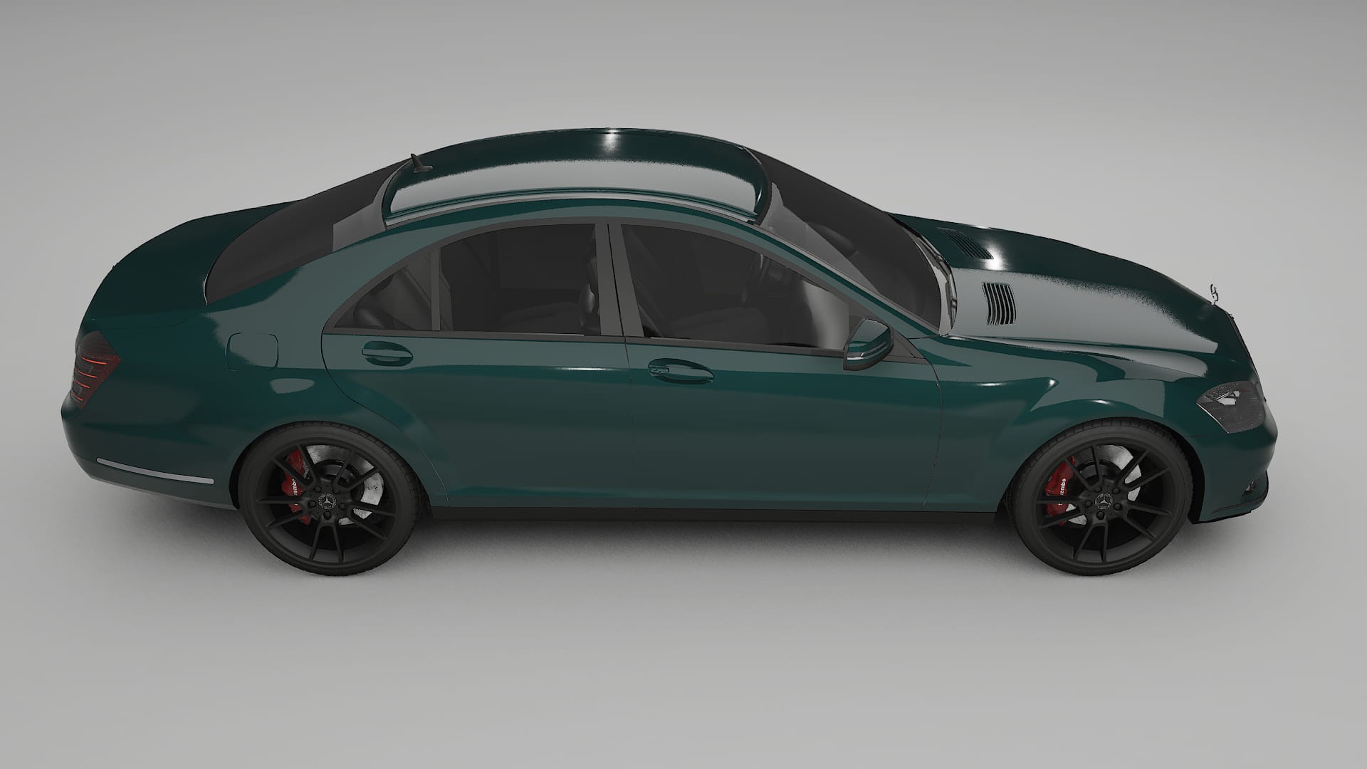 Mercedes S class W221 facelift LCI TPU Lakbeschermingsfolie | INFERNO Kleurveranderende PPF – Volledig Voorgesneden Kit