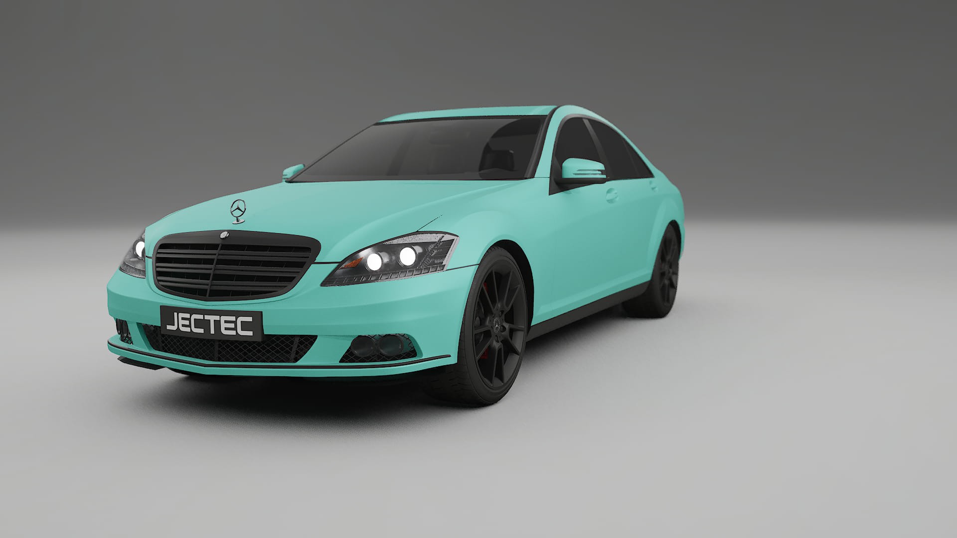 Mercedes S class W221 facelift LCI TPU Lakbeschermingsfolie | FROST Kleurveranderende PPF – Volledig Voorgesneden Kit