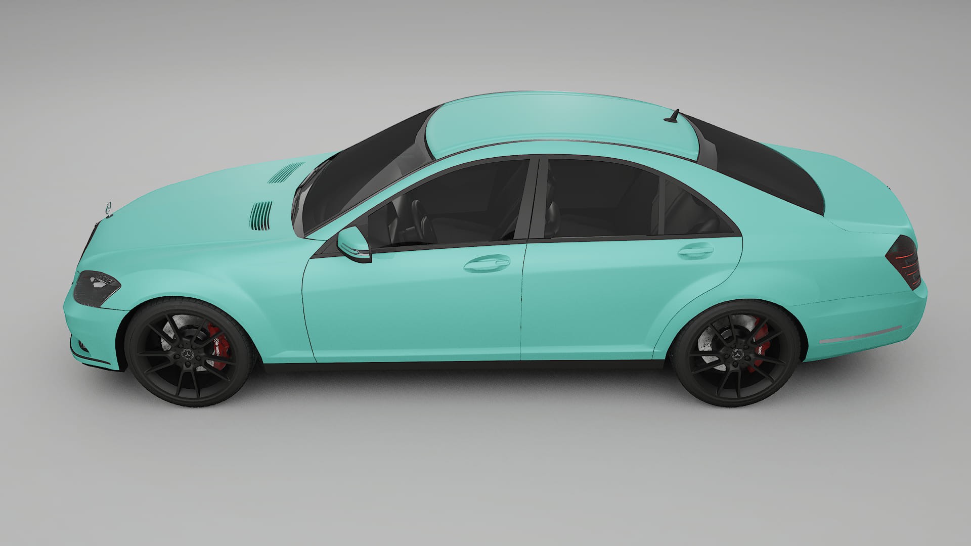 Mercedes S class W221 facelift LCI TPU Lakbeschermingsfolie | FROST Kleurveranderende PPF – Volledig Voorgesneden Kit