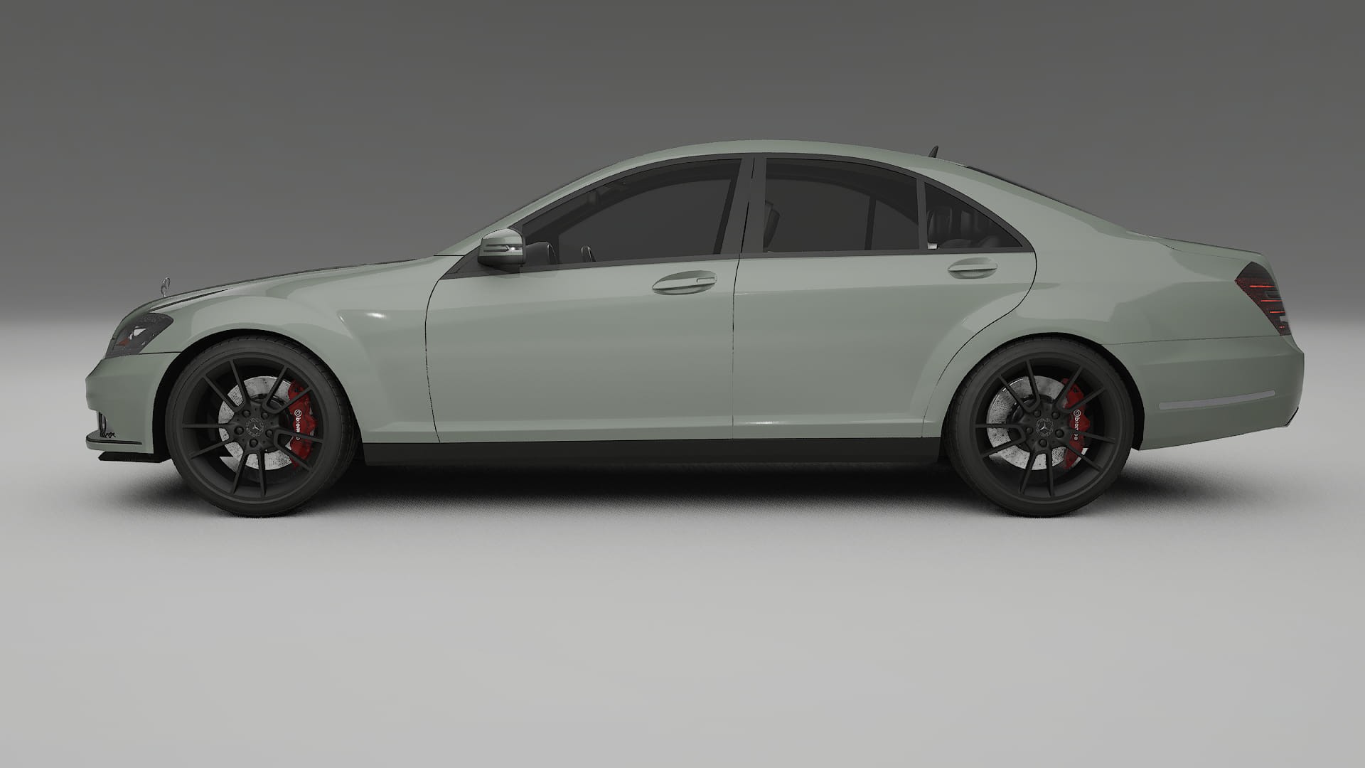 Mercedes S class W221 facelift LCI TPU Lakbeschermingsfolie | SLATE Kleurveranderende PPF – Volledig Voorgesneden Kit