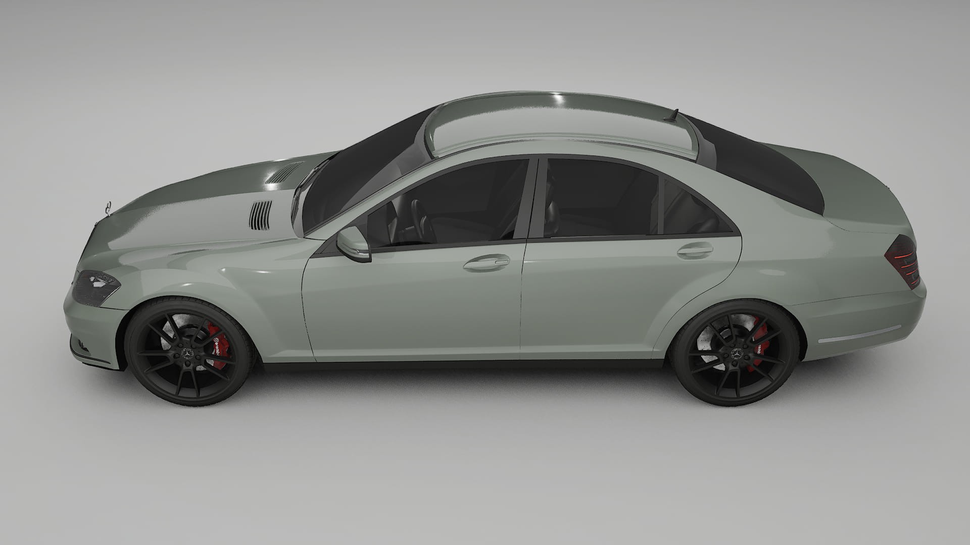 Mercedes S class W221 facelift LCI TPU Lakbeschermingsfolie | SLATE Kleurveranderende PPF – Volledig Voorgesneden Kit