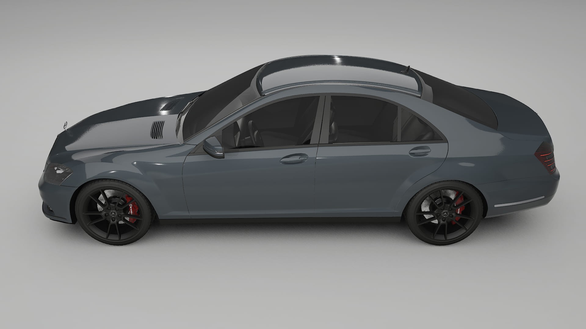 Mercedes S class W221 facelift LCI TPU Lakbeschermingsfolie | GRANITE Kleurveranderende PPF – Volledig Voorgesneden Kit