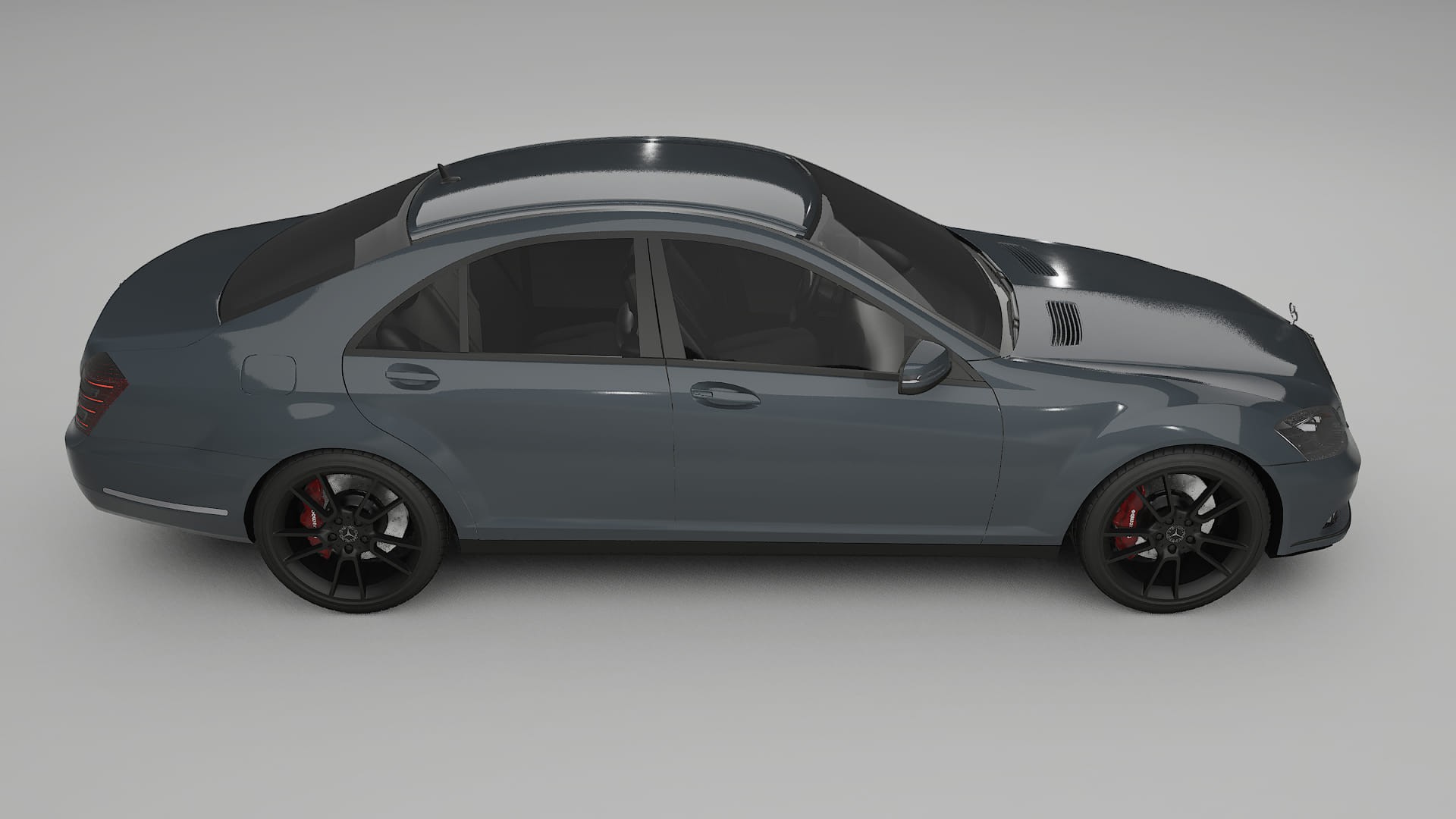 Mercedes S class W221 facelift LCI TPU Lakbeschermingsfolie | GRANITE Kleurveranderende PPF – Volledig Voorgesneden Kit