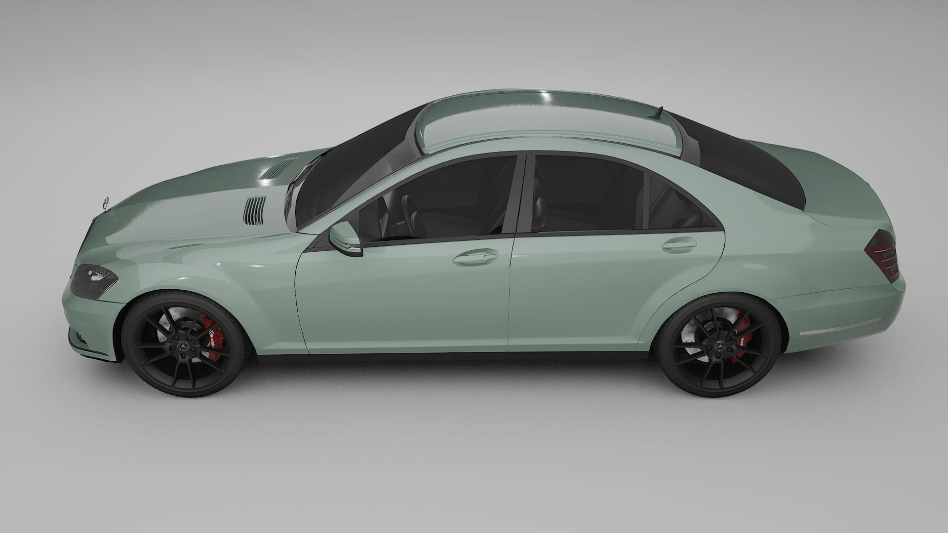 Mercedes S class W221 facelift LCI TPU Lakbeschermingsfolie | CINDER Kleurveranderende PPF – Volledig Voorgesneden Kit