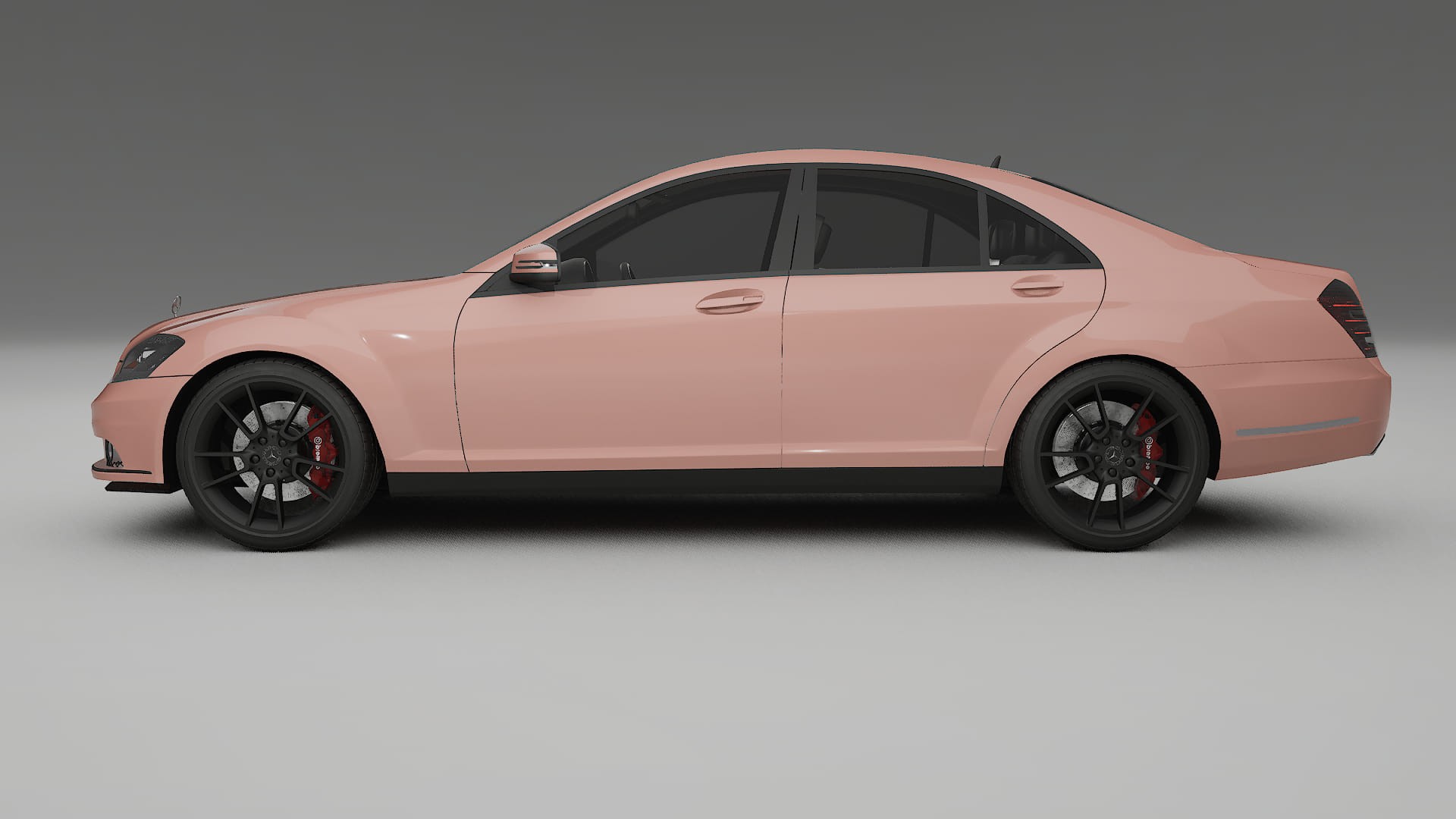 Mercedes S class W221 facelift LCI TPU Lakbeschermingsfolie | BLUSH Kleurveranderende PPF – Volledig Voorgesneden Kit