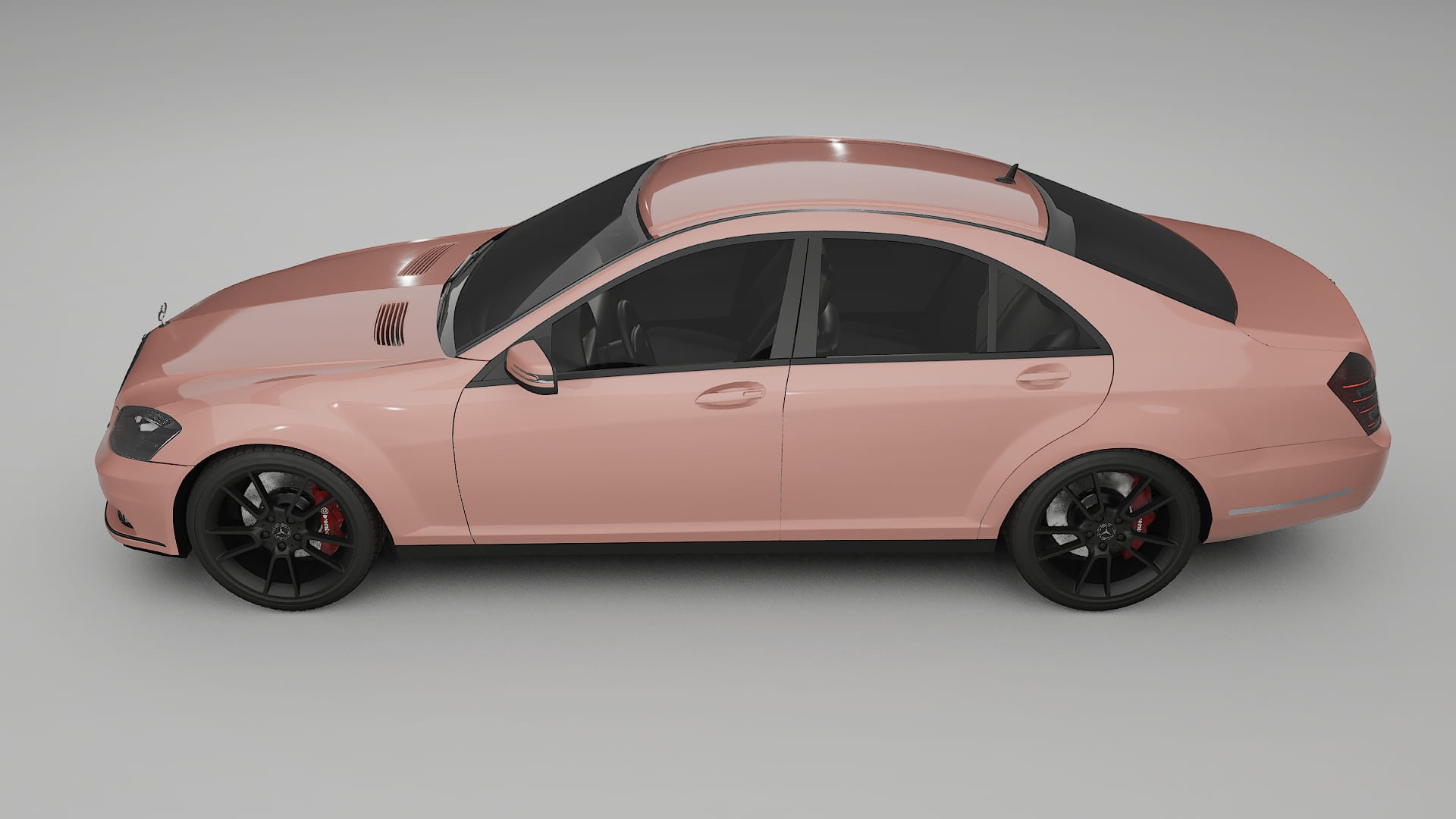 Mercedes S class W221 facelift LCI TPU Lakbeschermingsfolie | BLUSH Kleurveranderende PPF – Volledig Voorgesneden Kit