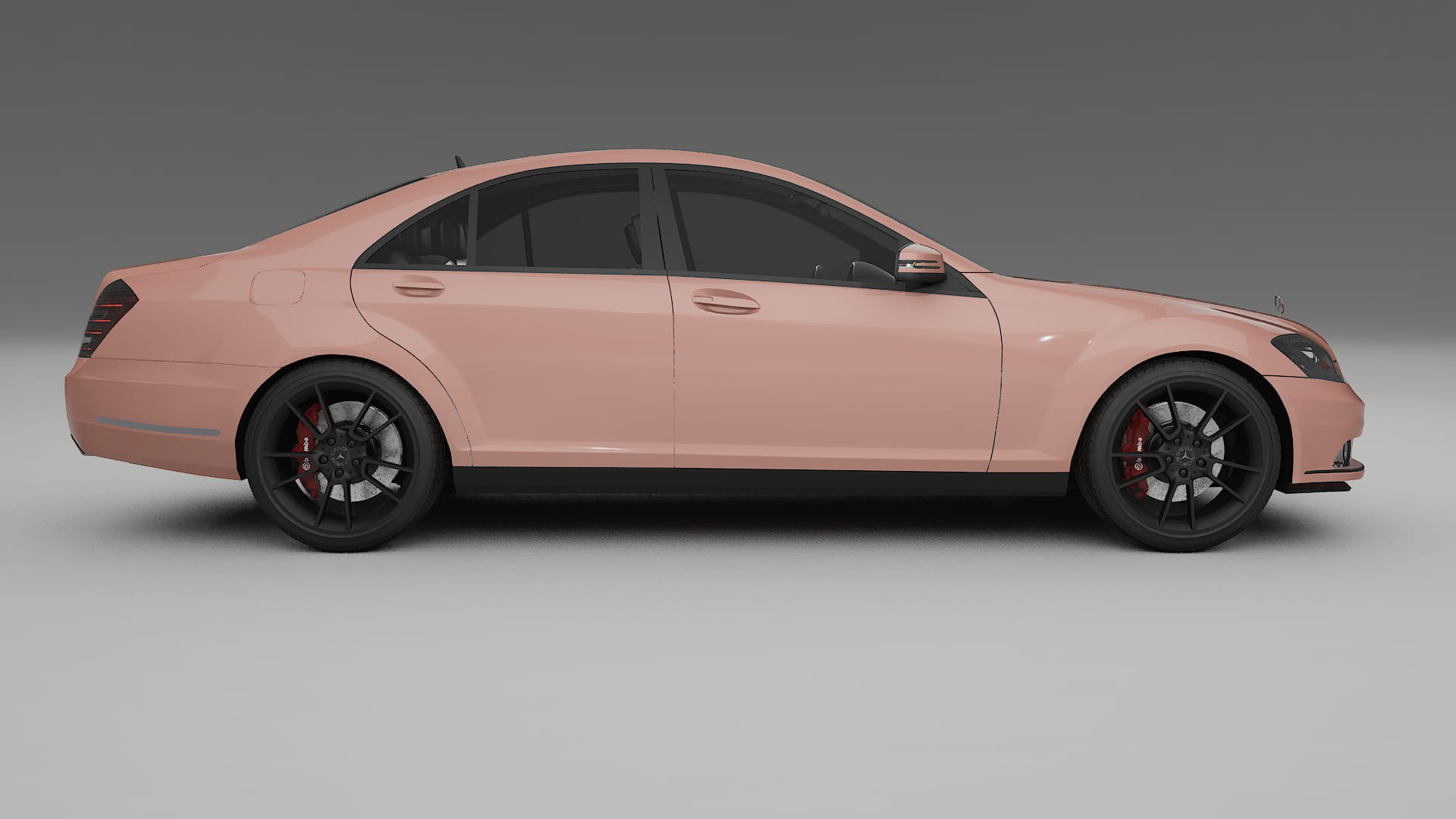 Mercedes S class W221 facelift LCI TPU Lakbeschermingsfolie | BLUSH Kleurveranderende PPF – Volledig Voorgesneden Kit