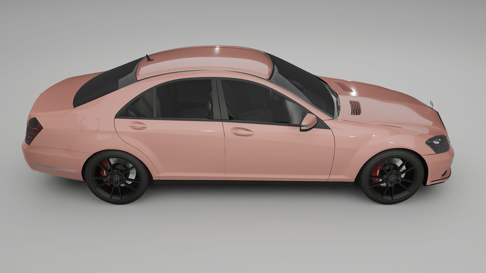 Mercedes S class W221 facelift LCI TPU Lakbeschermingsfolie | BLUSH Kleurveranderende PPF – Volledig Voorgesneden Kit