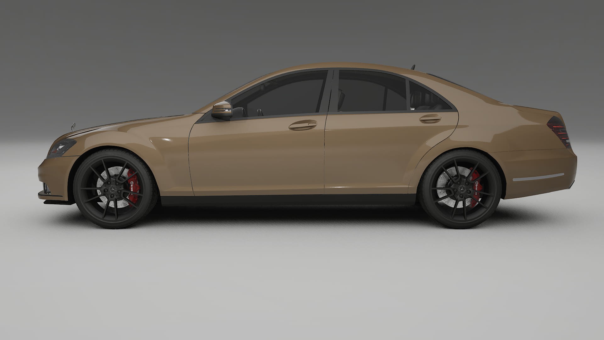 Mercedes S class W221 facelift LCI TPU Lakbeschermingsfolie | SAHARA Kleurveranderende PPF – Volledig Voorgesneden Kit