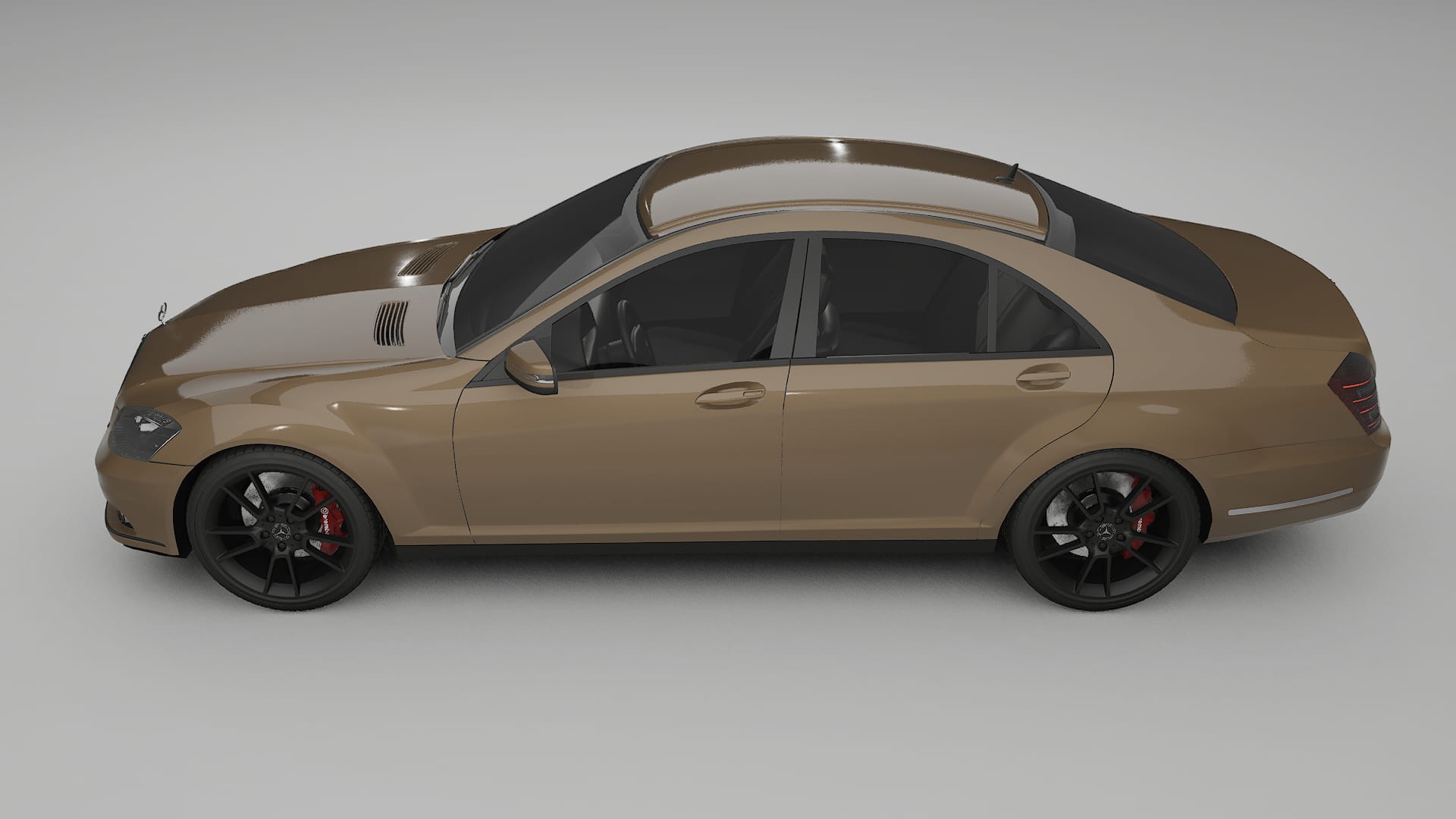 Mercedes S class W221 facelift LCI TPU Lakbeschermingsfolie | SAHARA Kleurveranderende PPF – Volledig Voorgesneden Kit