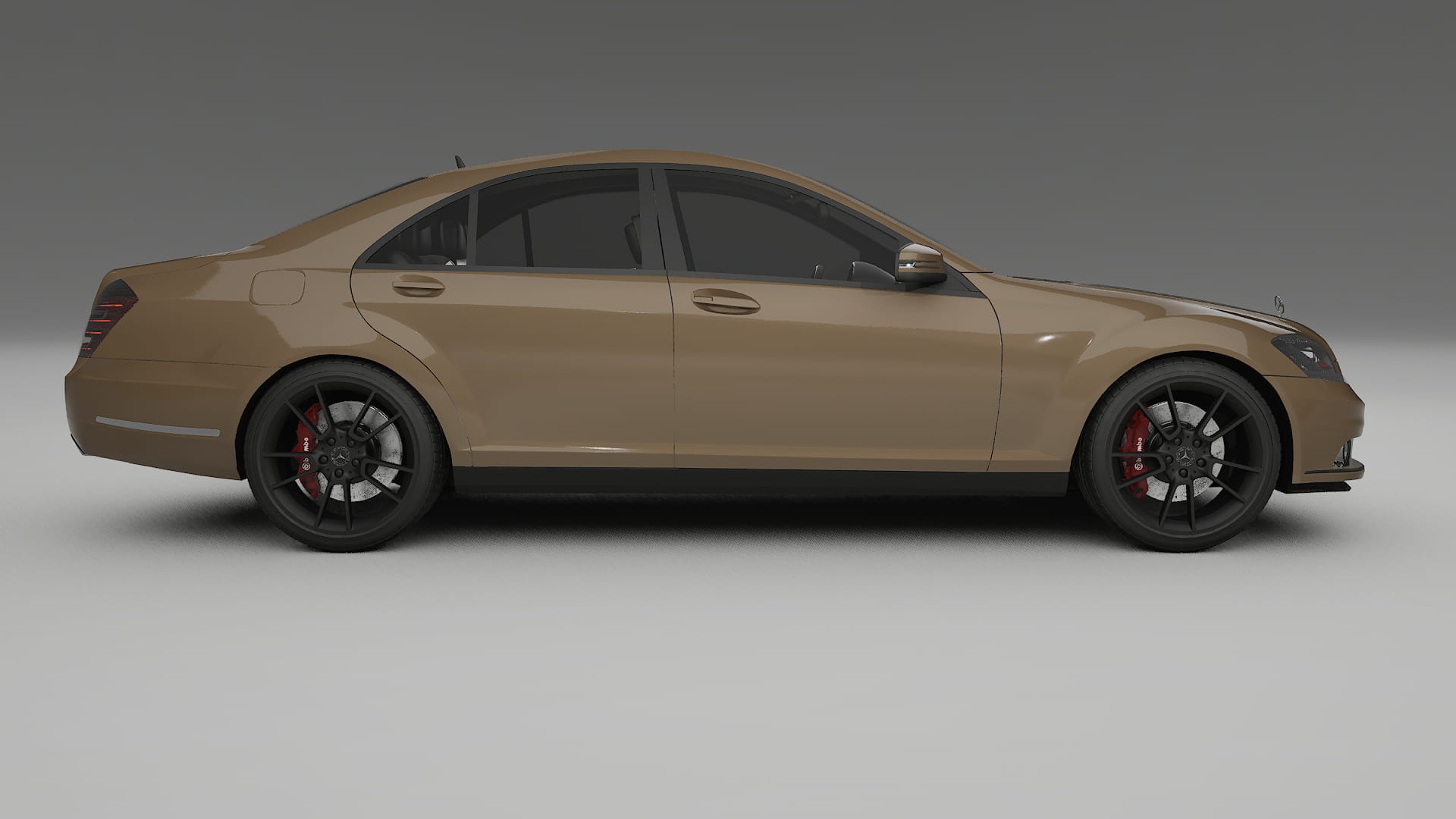 Mercedes S class W221 facelift LCI TPU Lakbeschermingsfolie | SAHARA Kleurveranderende PPF – Volledig Voorgesneden Kit