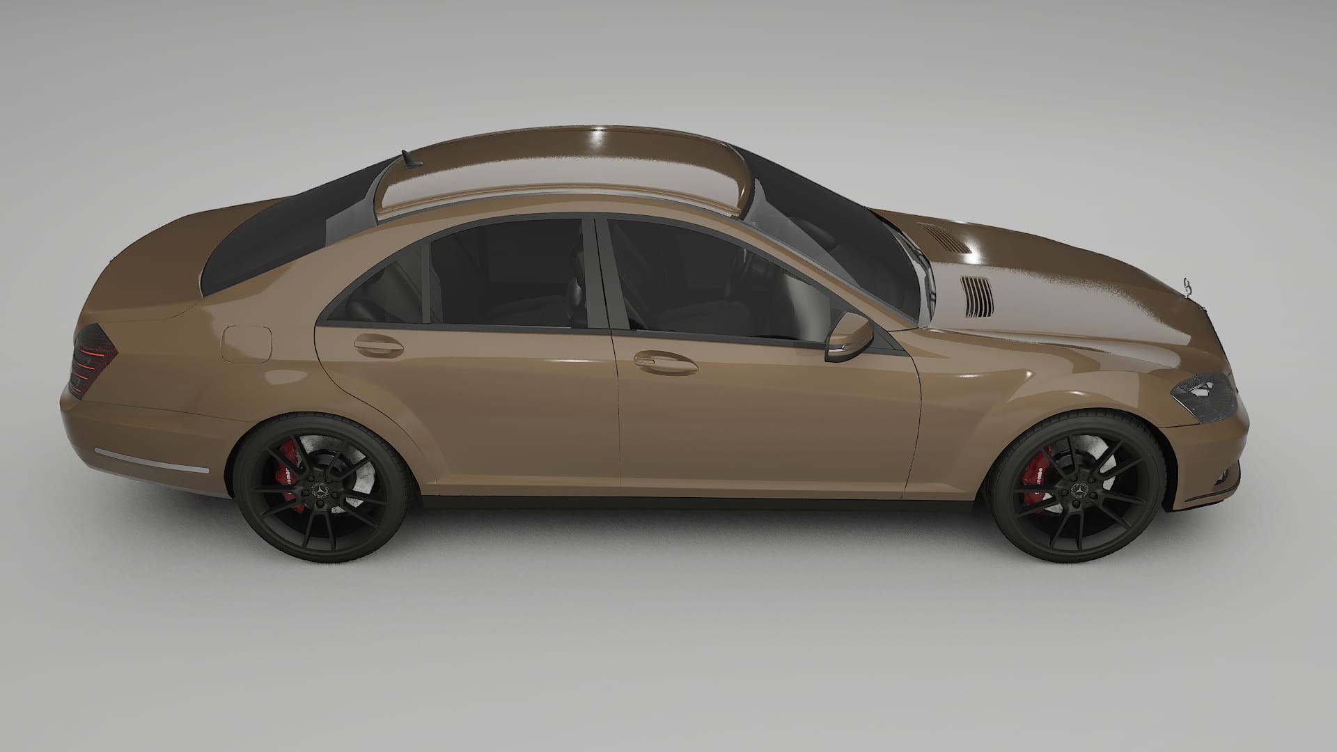 Mercedes S class W221 facelift LCI TPU Lakbeschermingsfolie | SAHARA Kleurveranderende PPF – Volledig Voorgesneden Kit