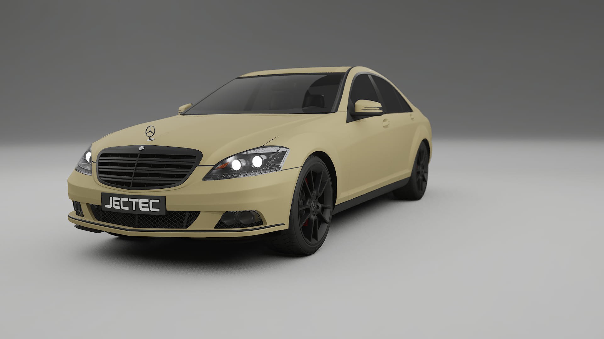 Mercedes S class W221 facelift LCI TPU Lakbeschermingsfolie | SAND Kleurveranderende PPF – Volledig Voorgesneden Kit