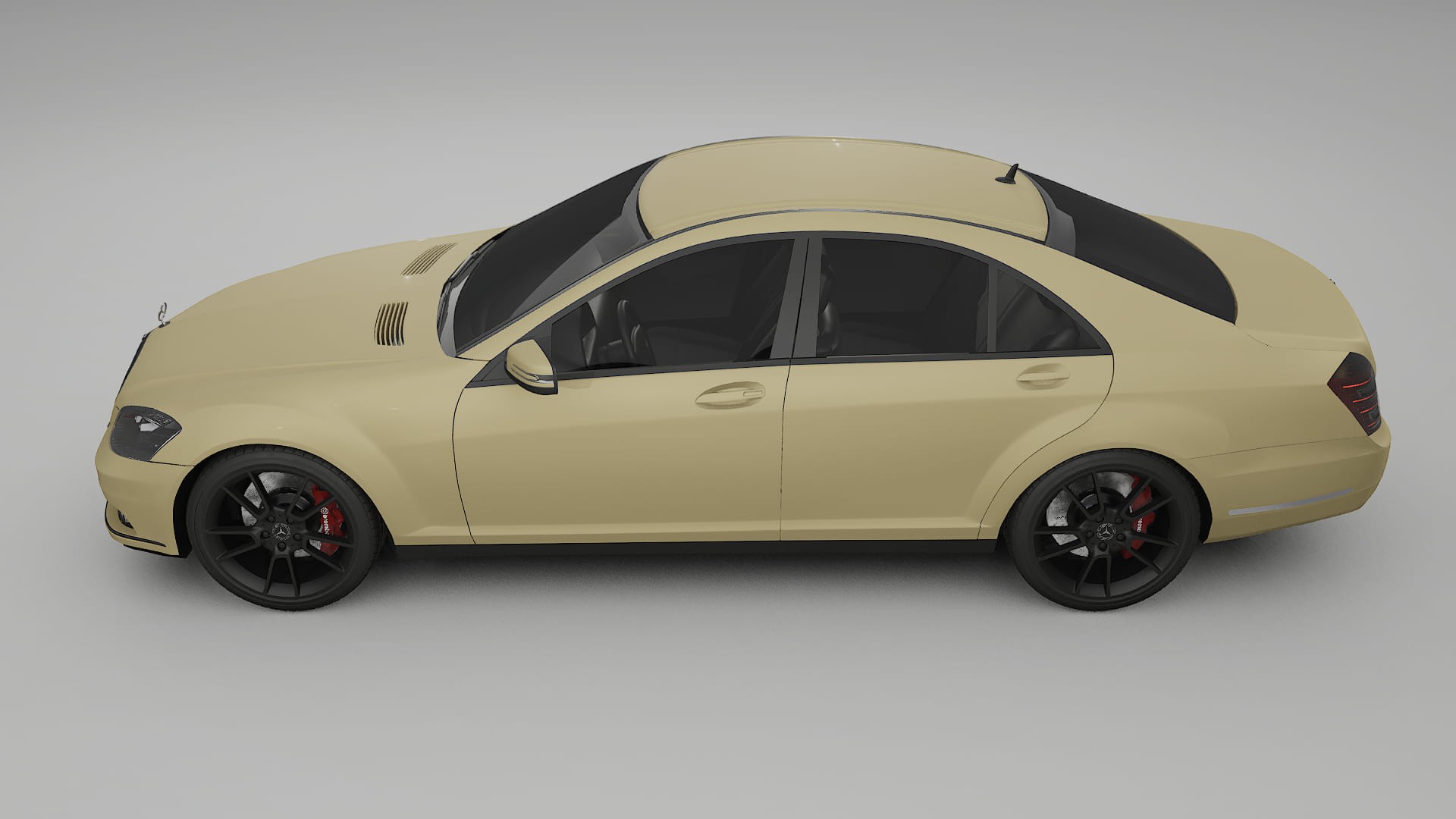 Mercedes S class W221 facelift LCI TPU Lakbeschermingsfolie | SAND Kleurveranderende PPF – Volledig Voorgesneden Kit