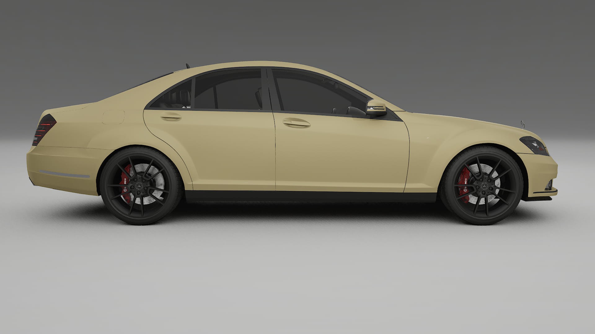 Mercedes S class W221 facelift LCI TPU Lakbeschermingsfolie | SAND Kleurveranderende PPF – Volledig Voorgesneden Kit