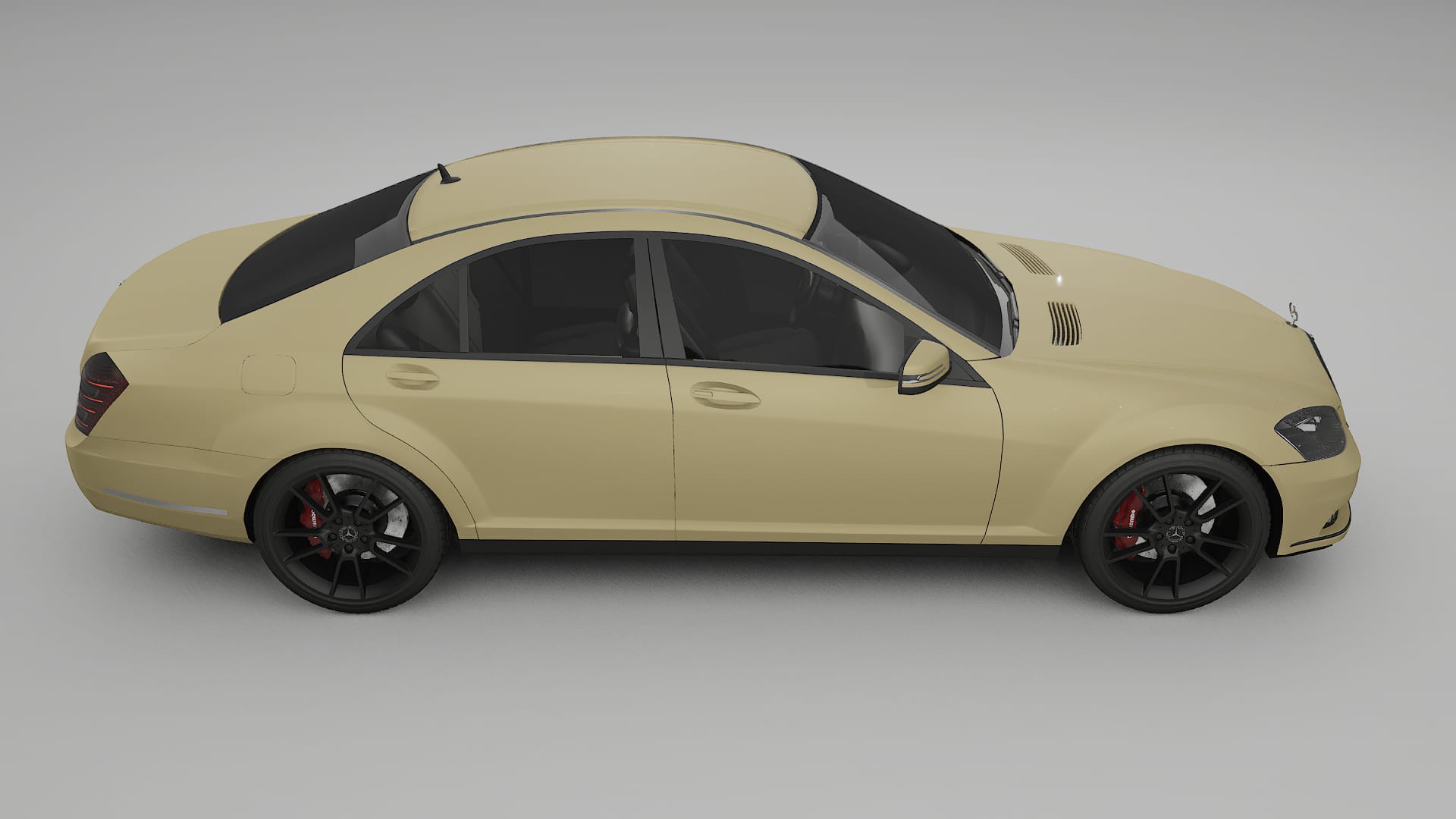 Mercedes S class W221 facelift LCI TPU Lakbeschermingsfolie | SAND Kleurveranderende PPF – Volledig Voorgesneden Kit