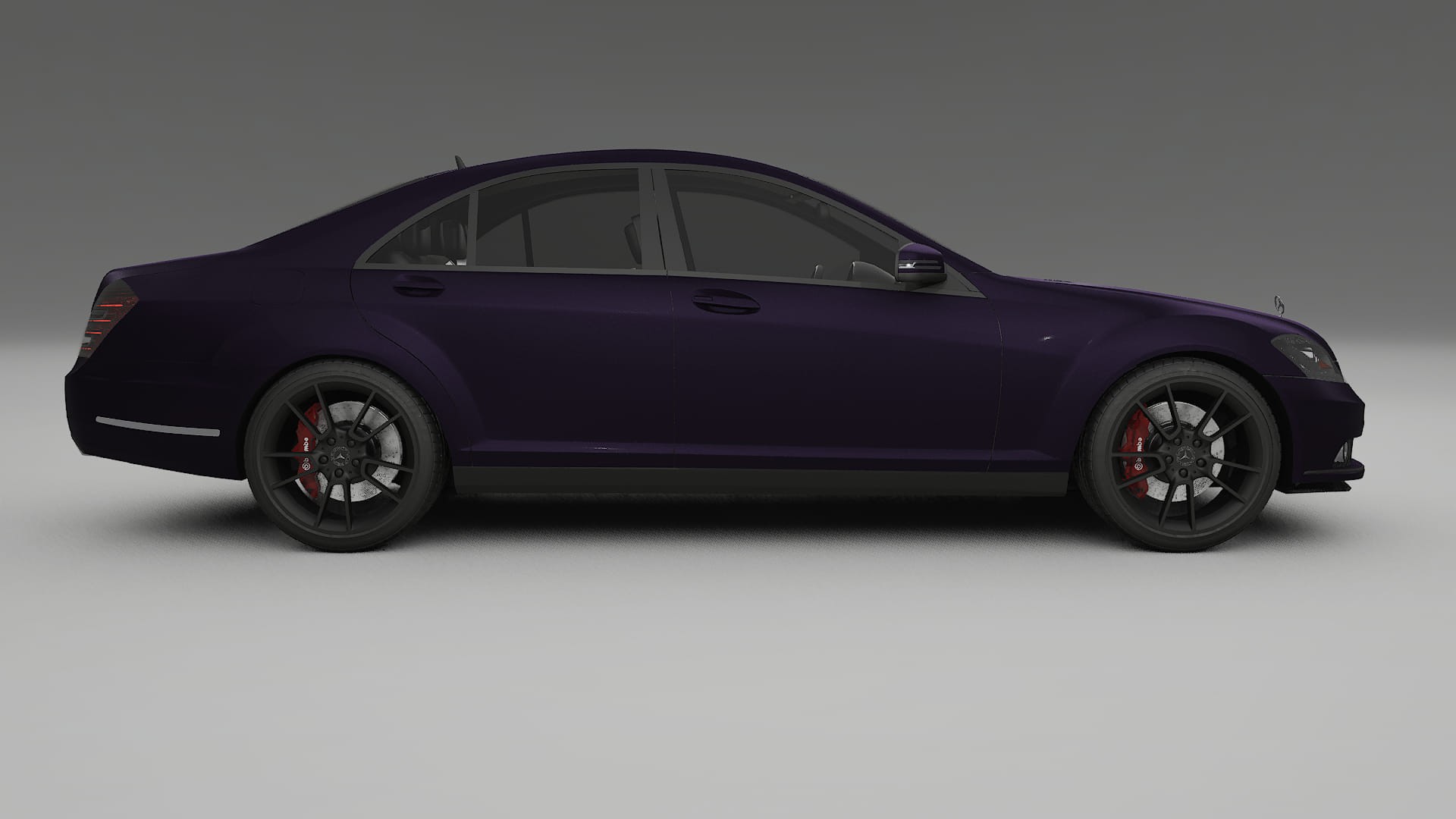 Mercedes S class W221 facelift LCI TPU Lakbeschermingsfolie | VIOLET Kleurveranderende PPF – Volledig Voorgesneden Kit