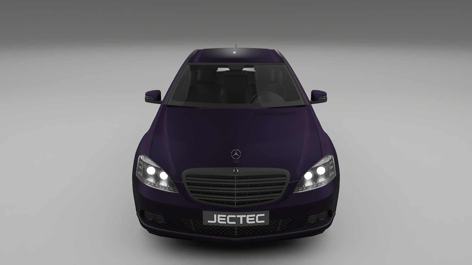 Mercedes S class W221 facelift LCI TPU Lakbeschermingsfolie | VIOLET Kleurveranderende PPF – Volledig Voorgesneden Kit