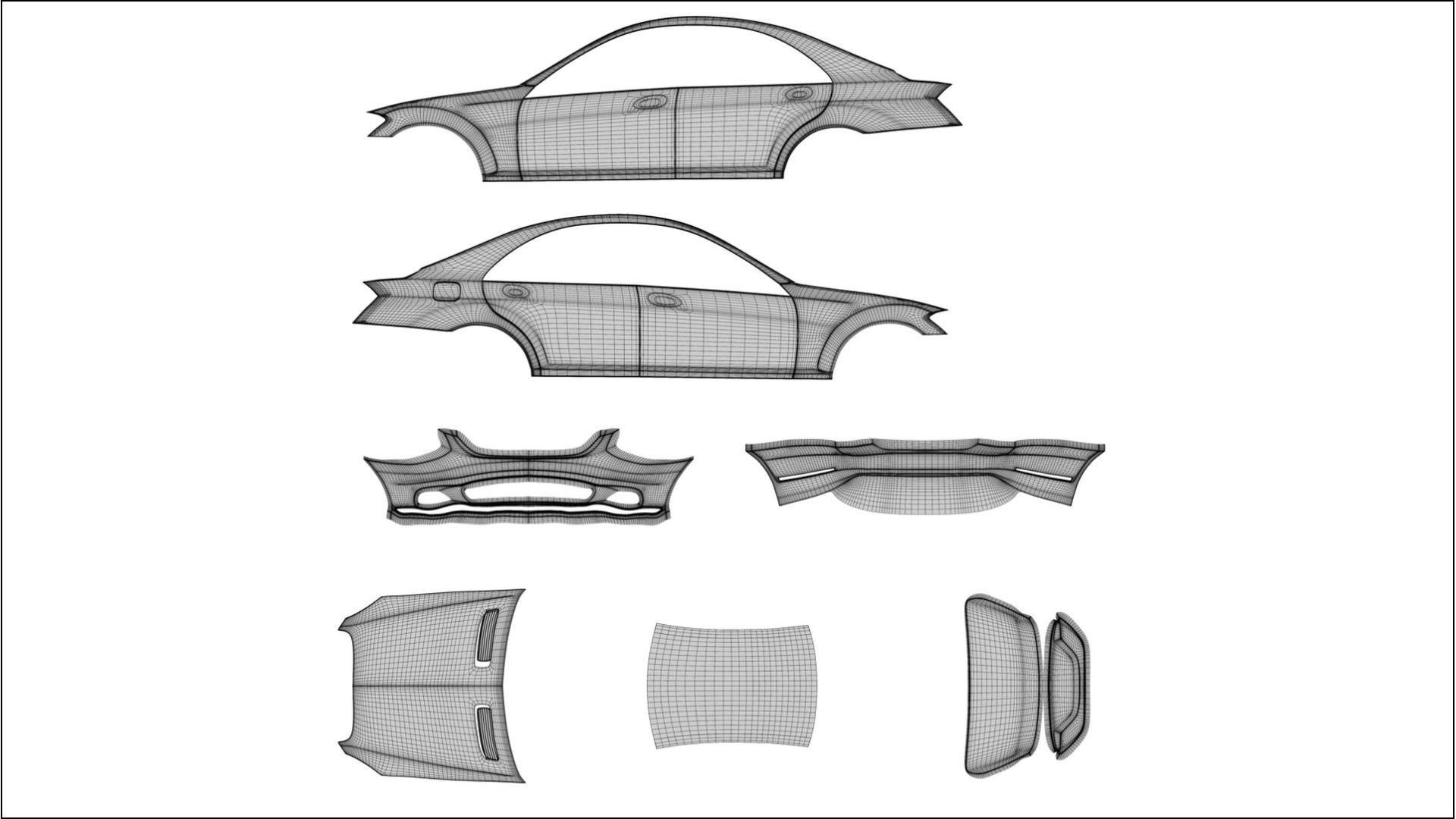 Mercedes S class W221 facelift LCI TPU Lakbeschermingsfolie | NEBULA Kleurveranderende PPF – Volledig Voorgesneden Kit 2