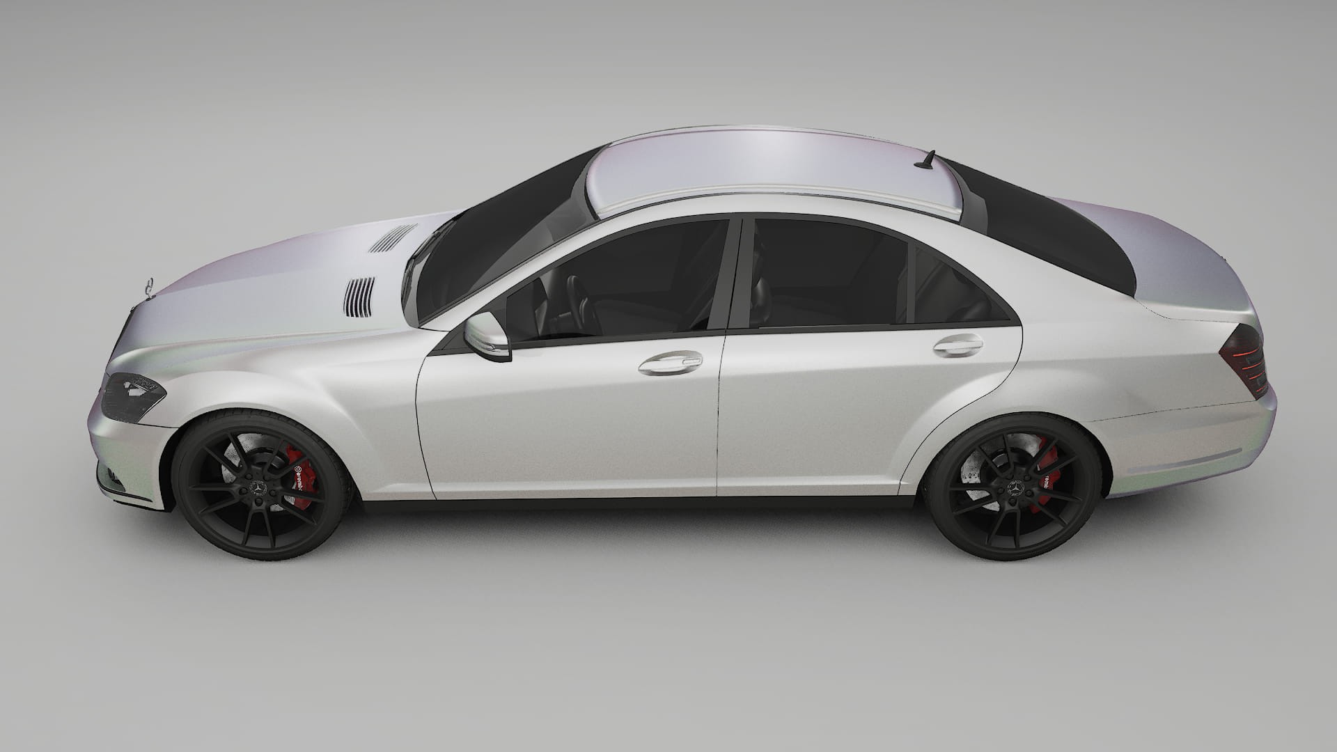 Mercedes S class W221 facelift LCI TPU Lakbeschermingsfolie | NEBULA Kleurveranderende PPF – Volledig Voorgesneden Kit