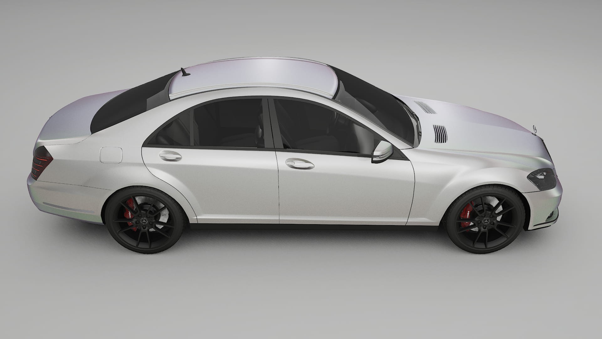 Mercedes S class W221 facelift LCI TPU Lakbeschermingsfolie | NEBULA Kleurveranderende PPF – Volledig Voorgesneden Kit