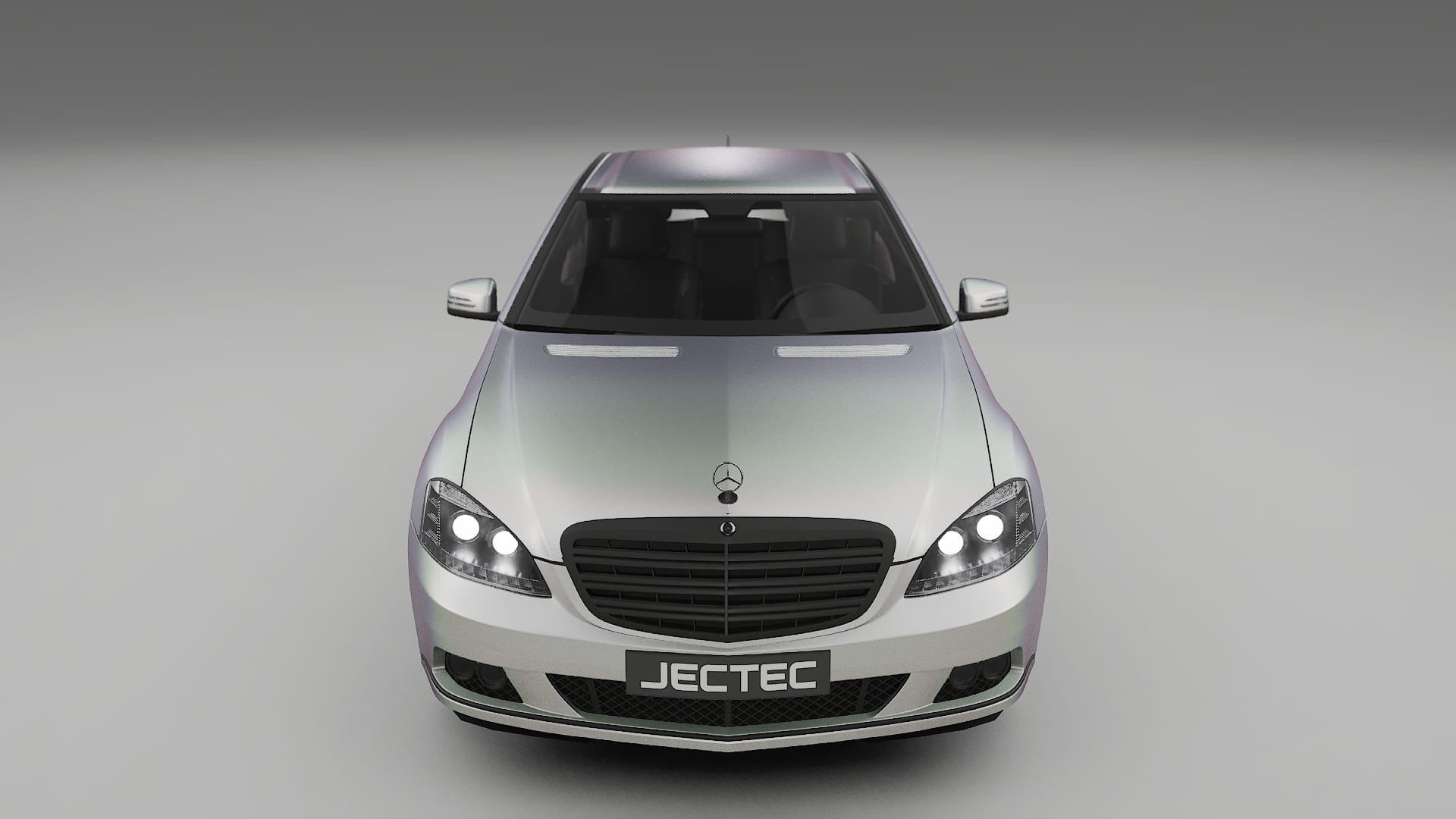 Mercedes S class W221 facelift LCI TPU Lakbeschermingsfolie | NEBULA Kleurveranderende PPF – Volledig Voorgesneden Kit