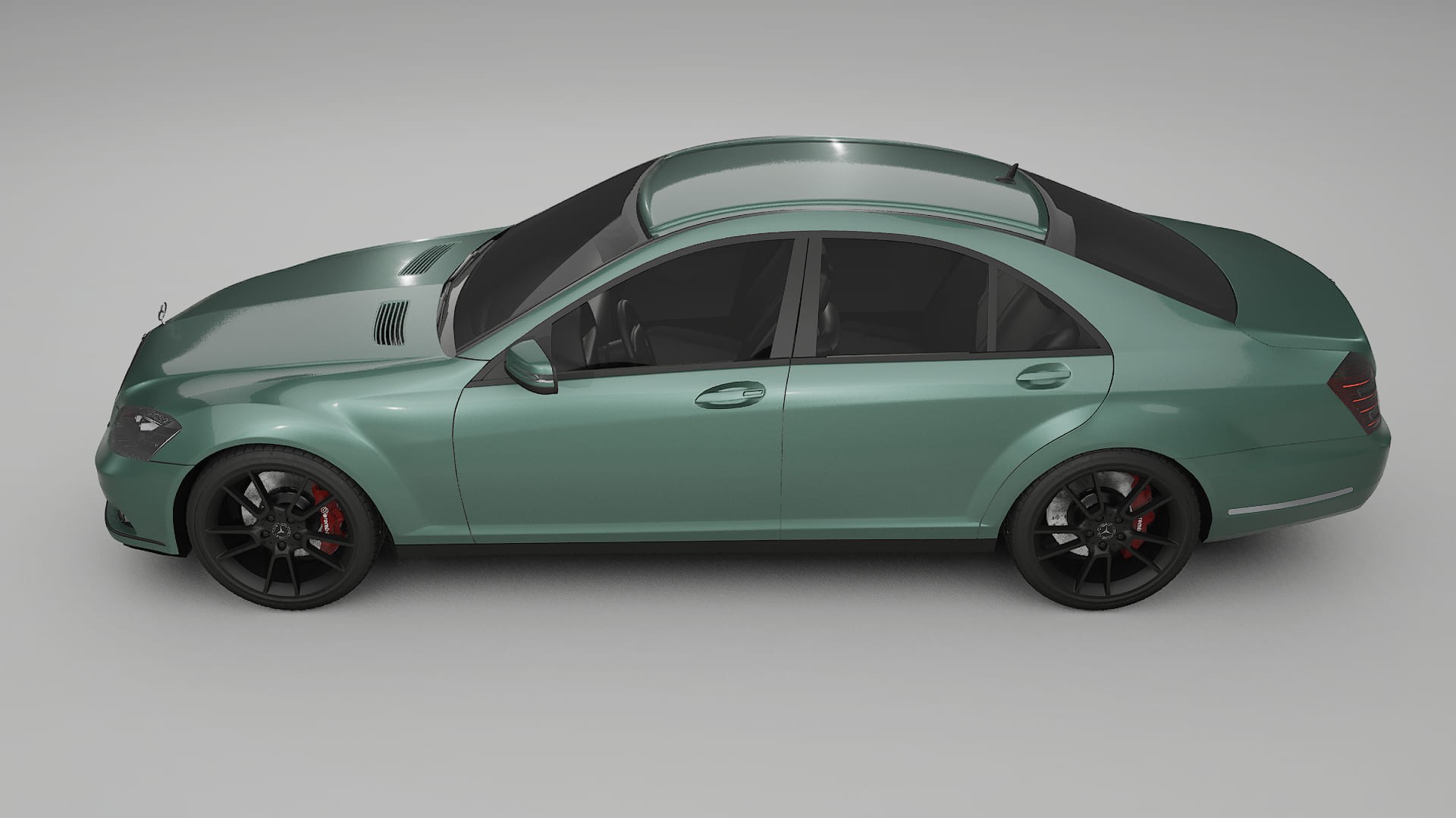 Mercedes S class W221 facelift LCI TPU Lakbeschermingsfolie | EVERGREEN Kleurveranderende PPF – Volledig Voorgesneden Kit