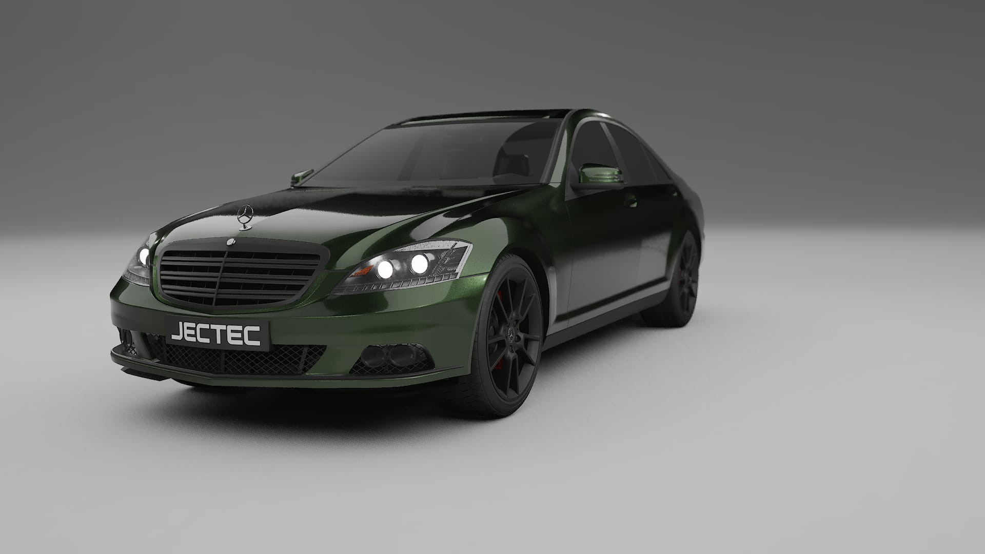 Mercedes S class W221 facelift LCI TPU Lakbeschermingsfolie | LAGOON Kleurveranderende PPF – Volledig Voorgesneden Kit